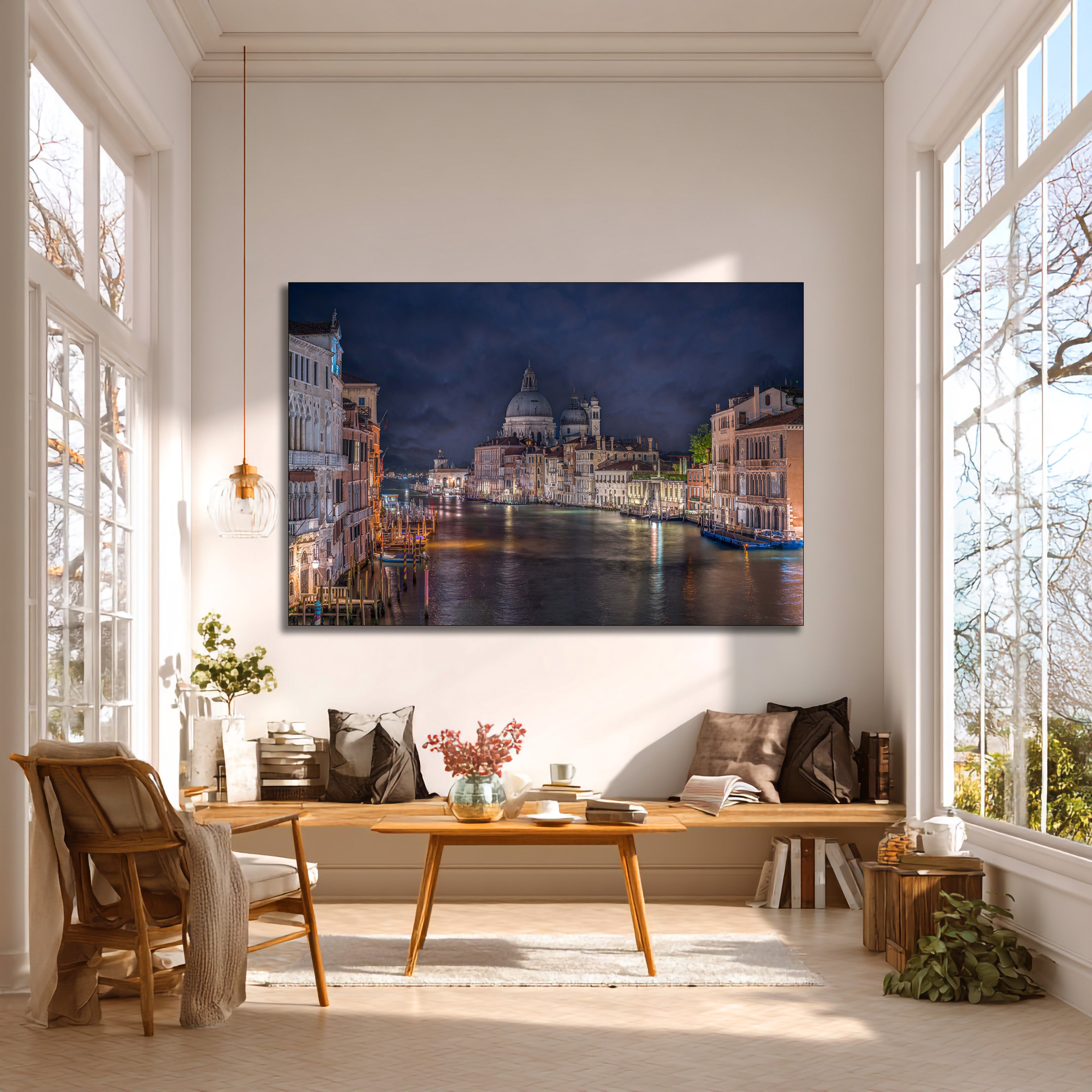 venice grand canal bridge print