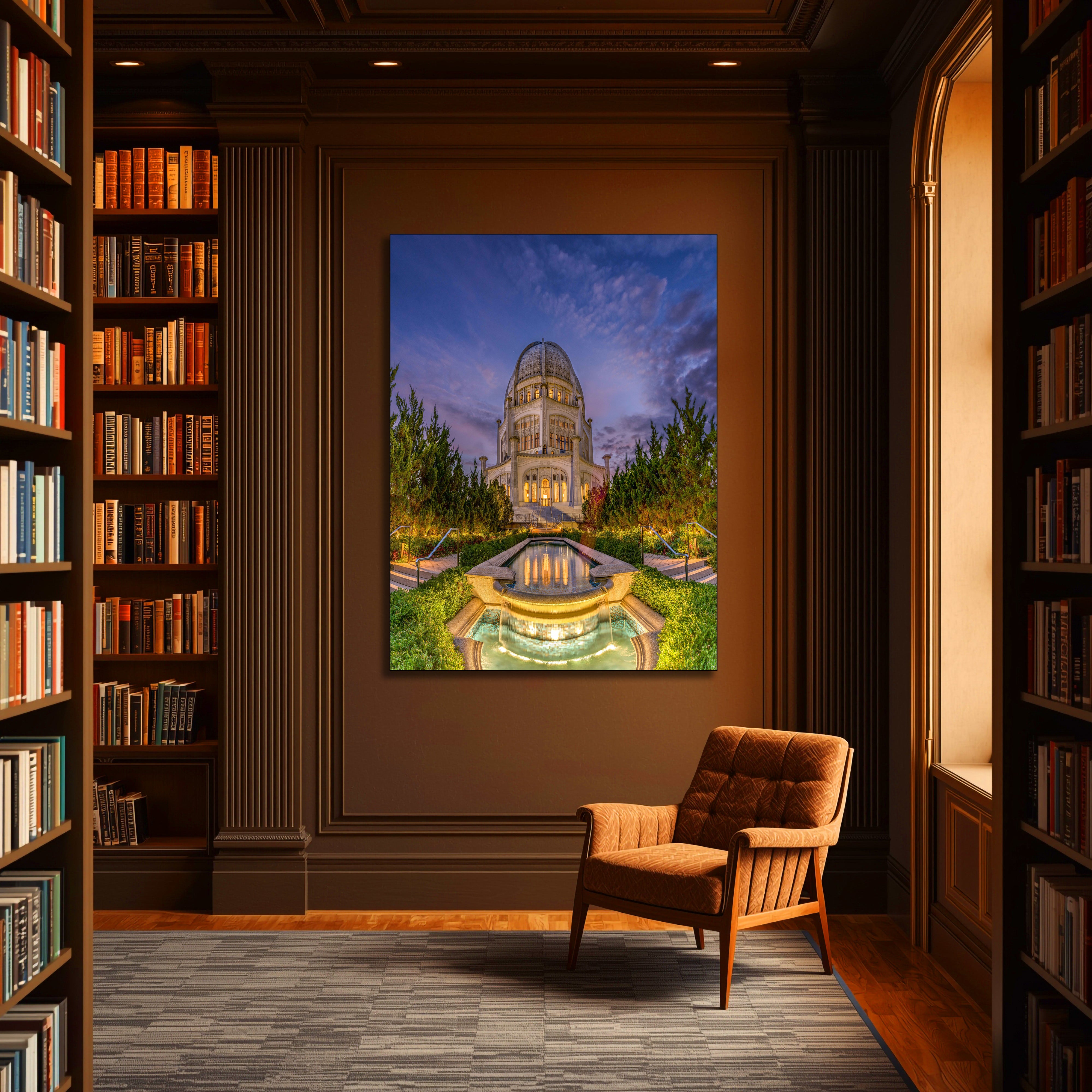 modern structure fine art canvas