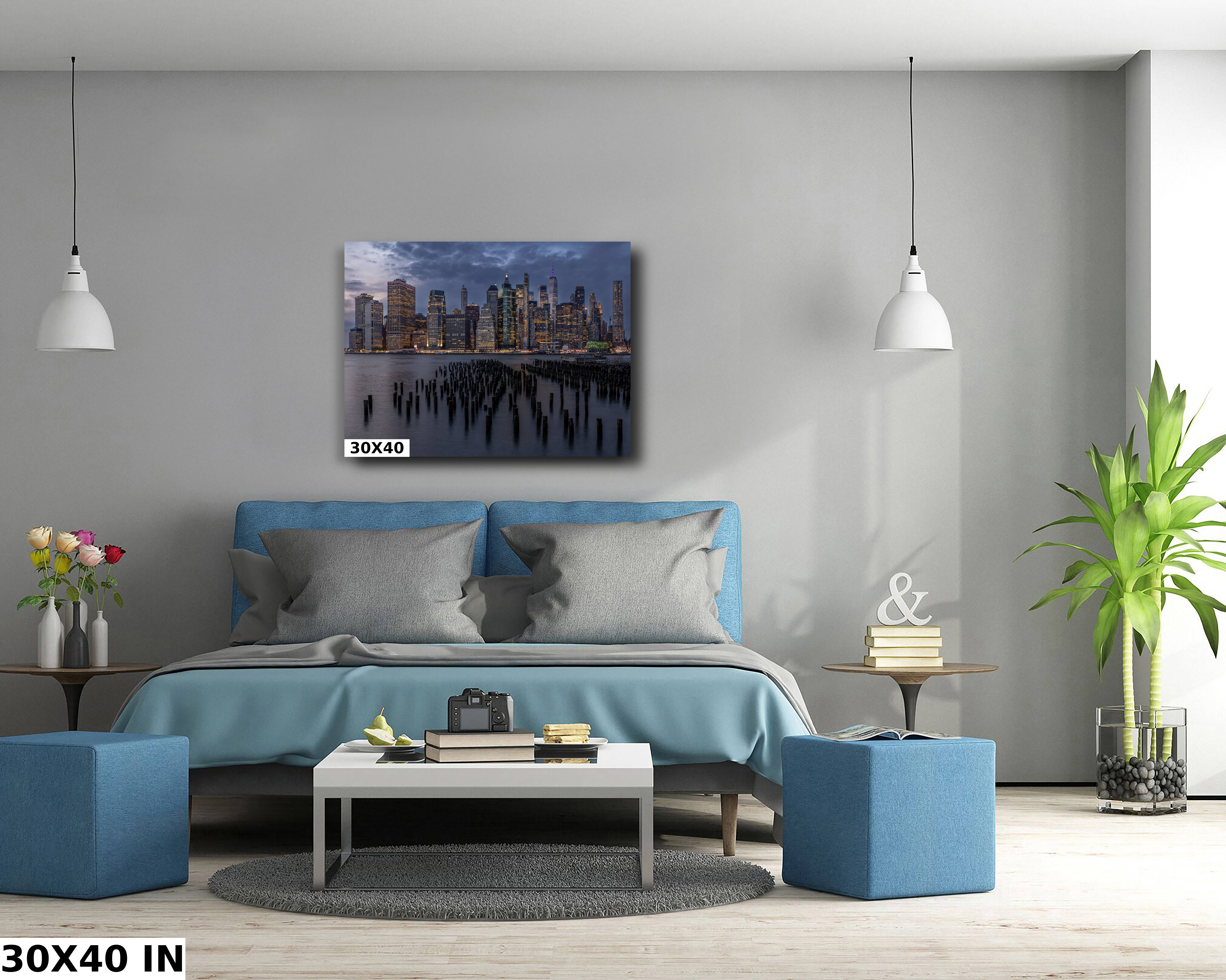 Brooklyn Bridge Pier Skyline