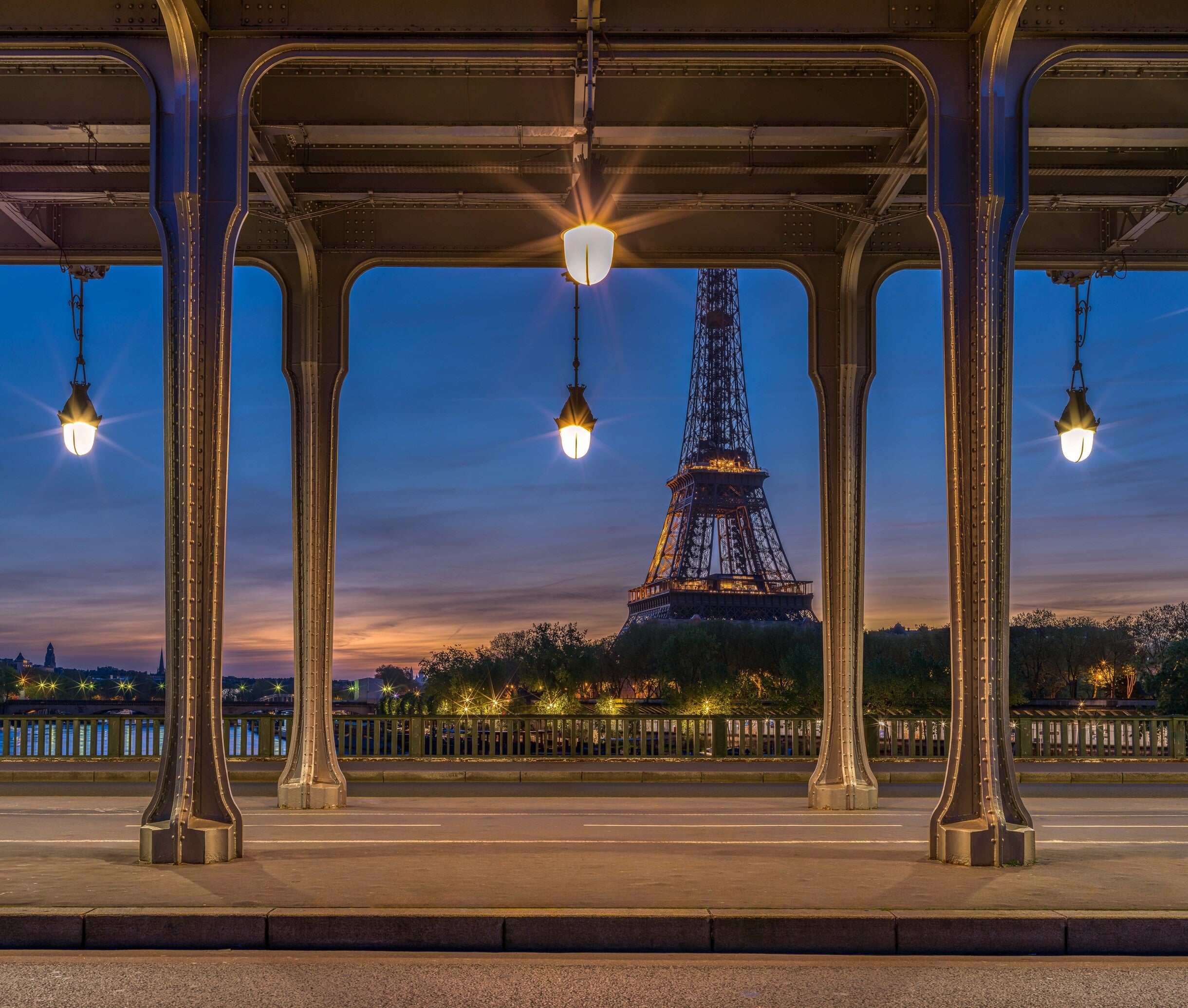 Paris Bir Hakiem Bridge Wall Art | Fine Art Canvas & Metal Print
