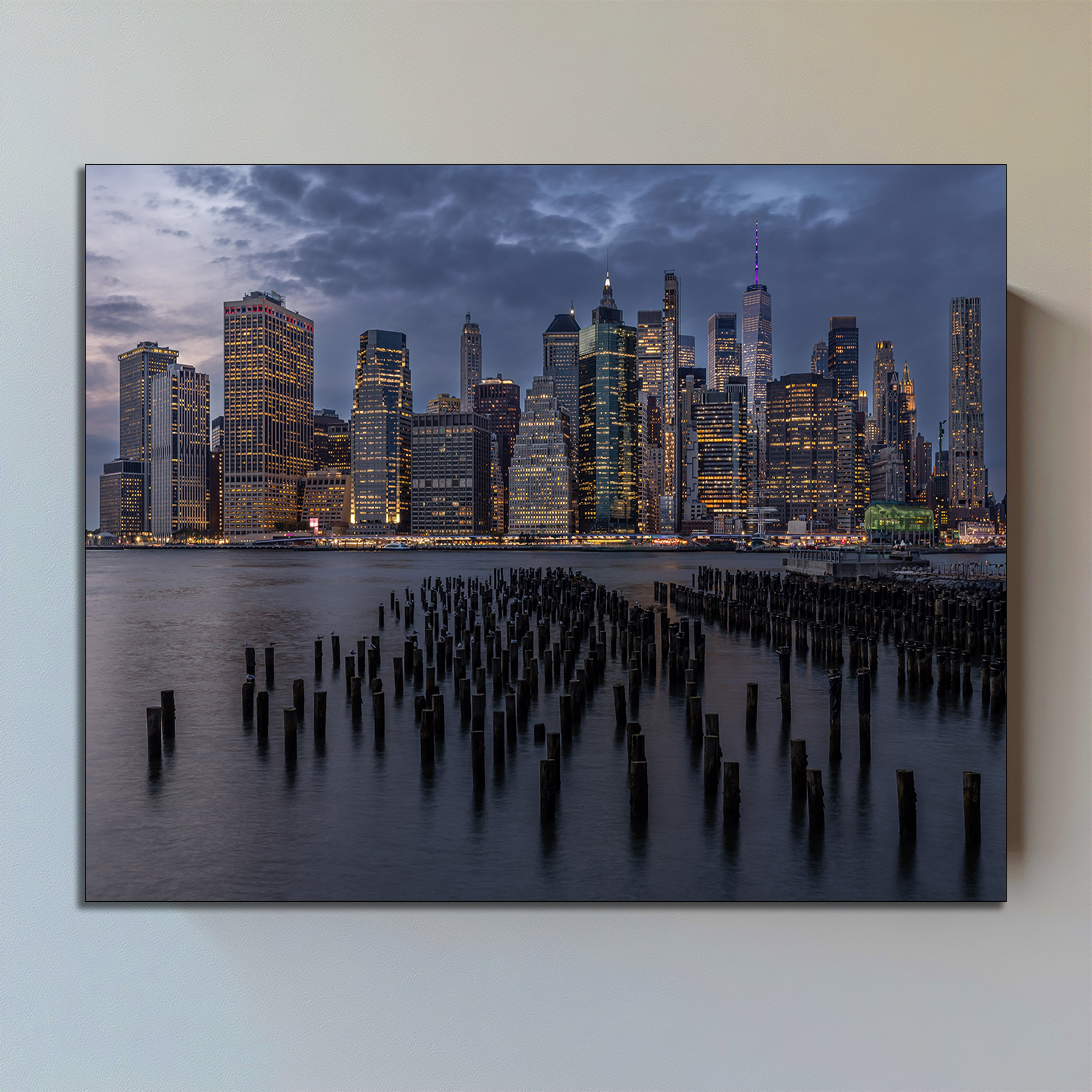 Brooklyn Bridge Pier 1 New York City Fine Art | Canvas, Acrylic, Metal
