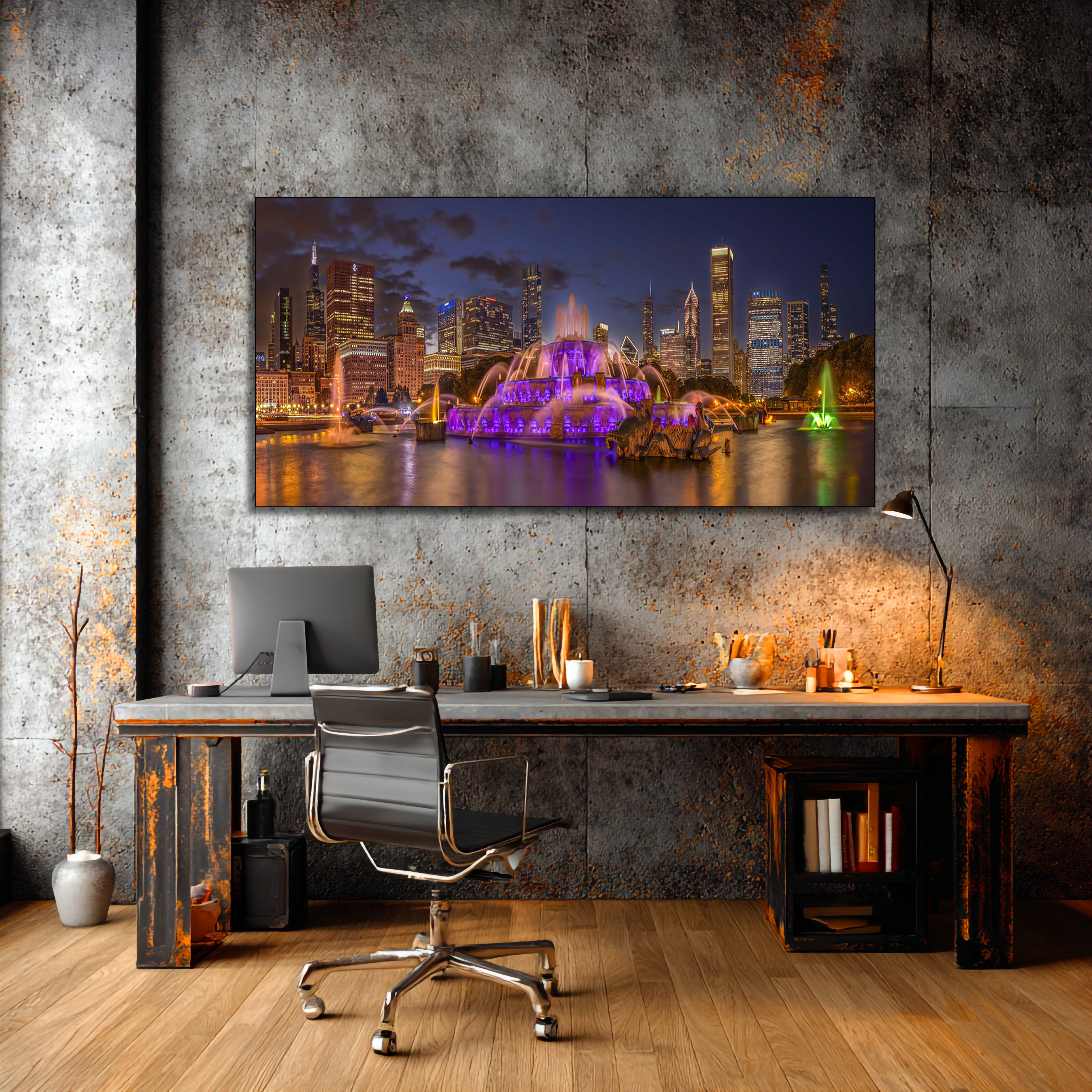 Buckingham Fountain Wall Decor