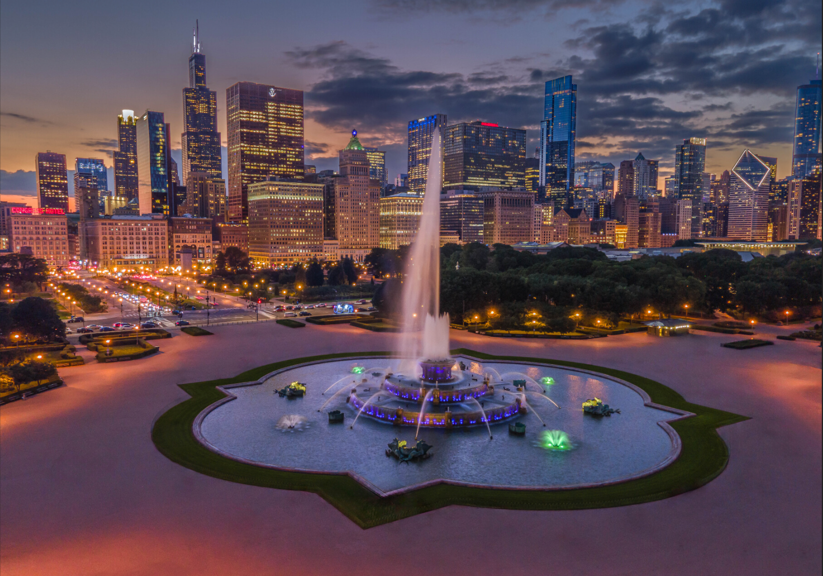 Chicago Buckingham Fountain Wall Art