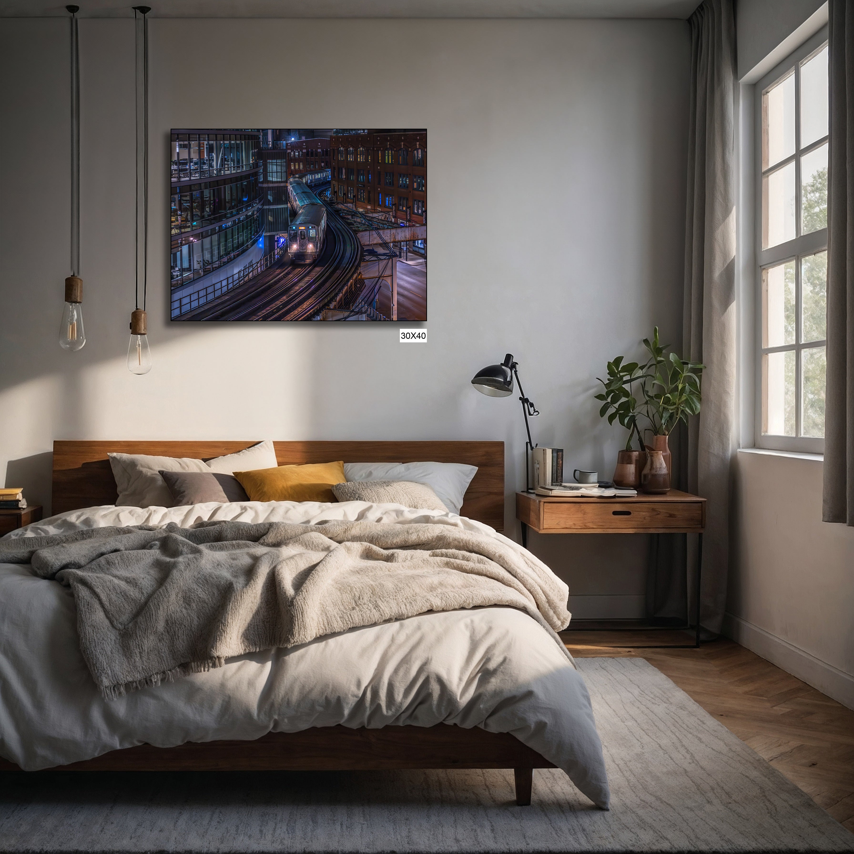 Chicago EL track fine art print