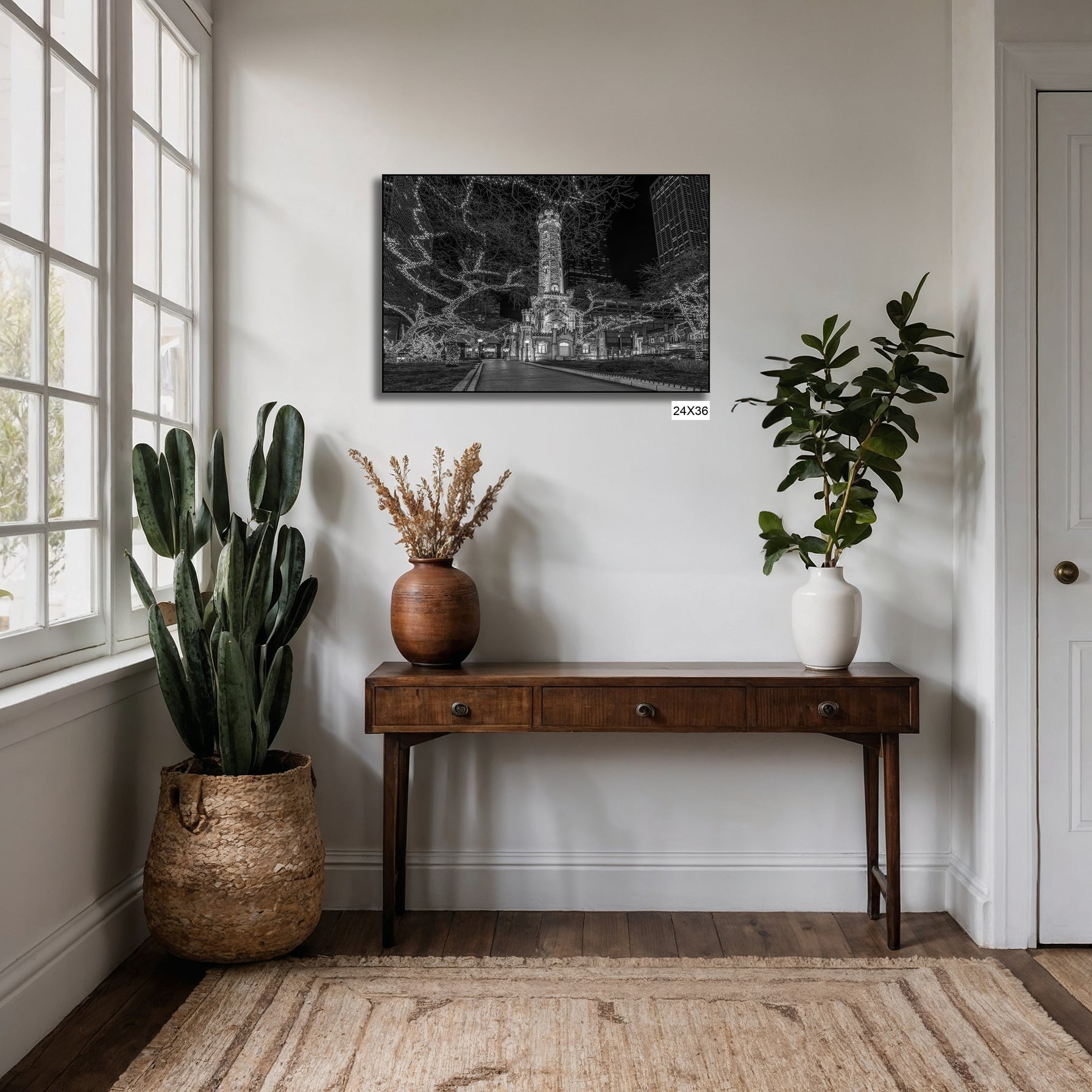 Chicago Water Tower B&W Fine Art Print – Historic Wall Decor