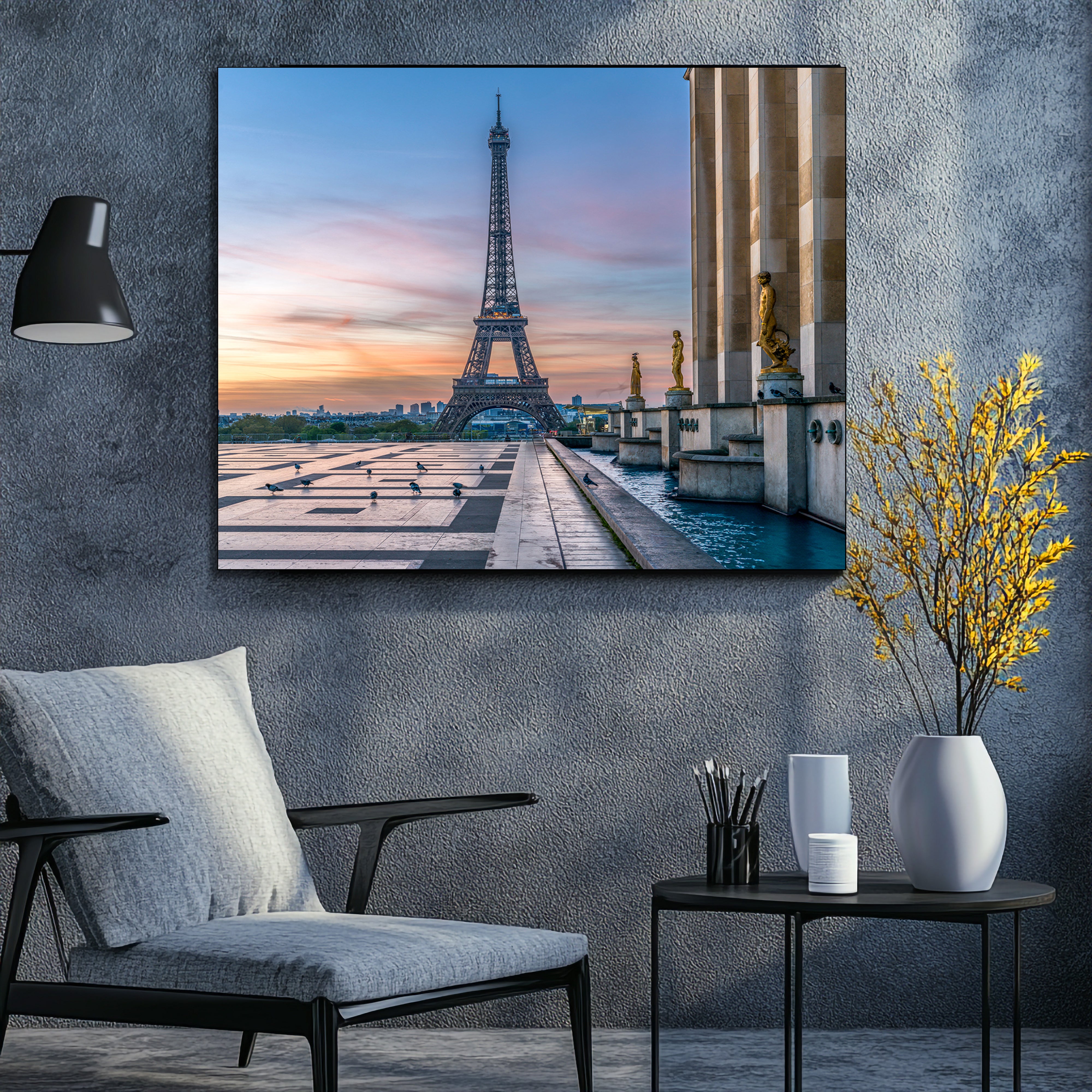 Trocadero Eiffel Tower fine art | Canvas, Acrylic, Metal
