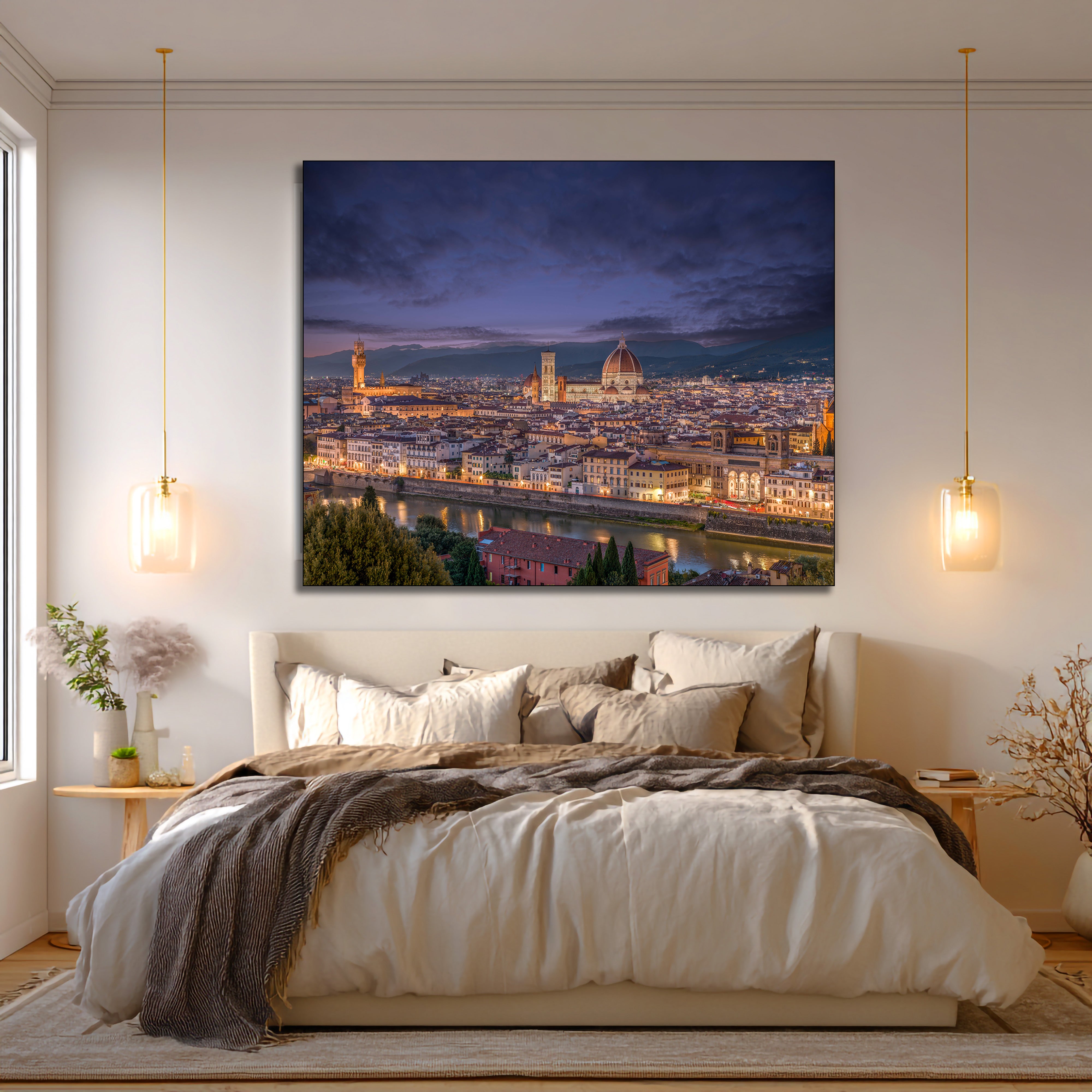 Florence skyline acrylic wall art
