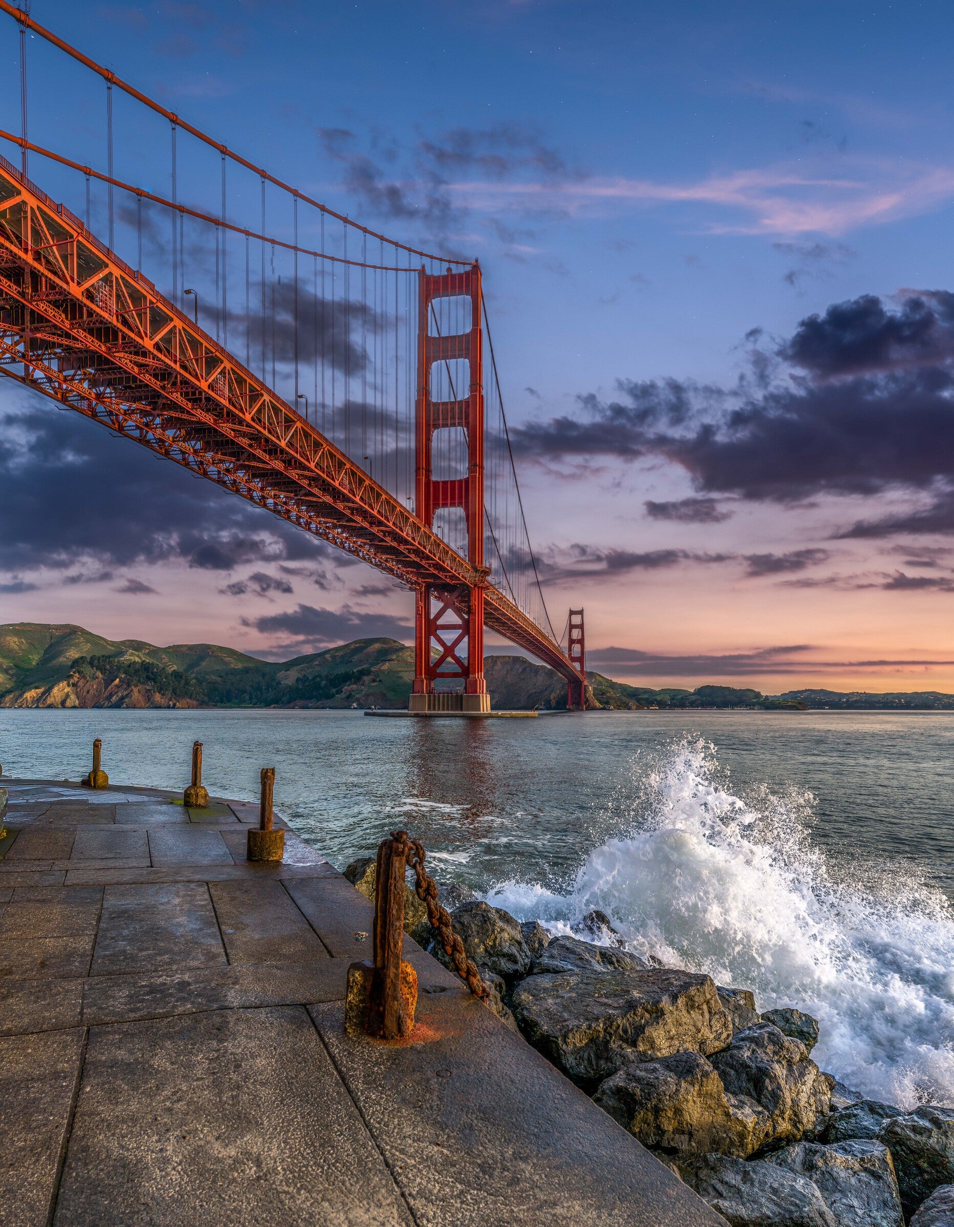 Fort Point Golden Gate Bridge Wall Art | Fine Art Canvas & Acrylic Prints
