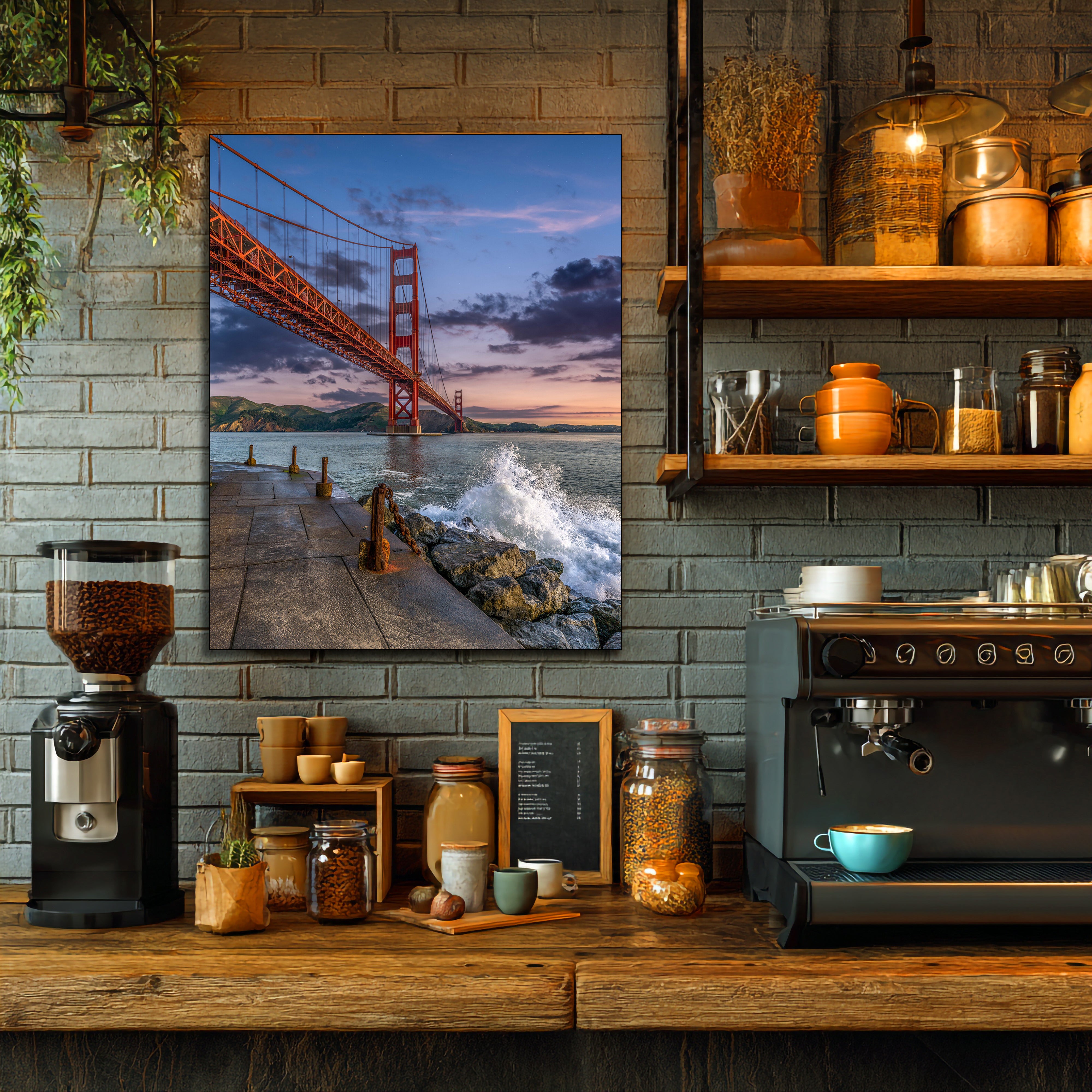 Fort Point Golden Gate Bridge Wall Art | Fine Art Canvas & Acrylic Prints