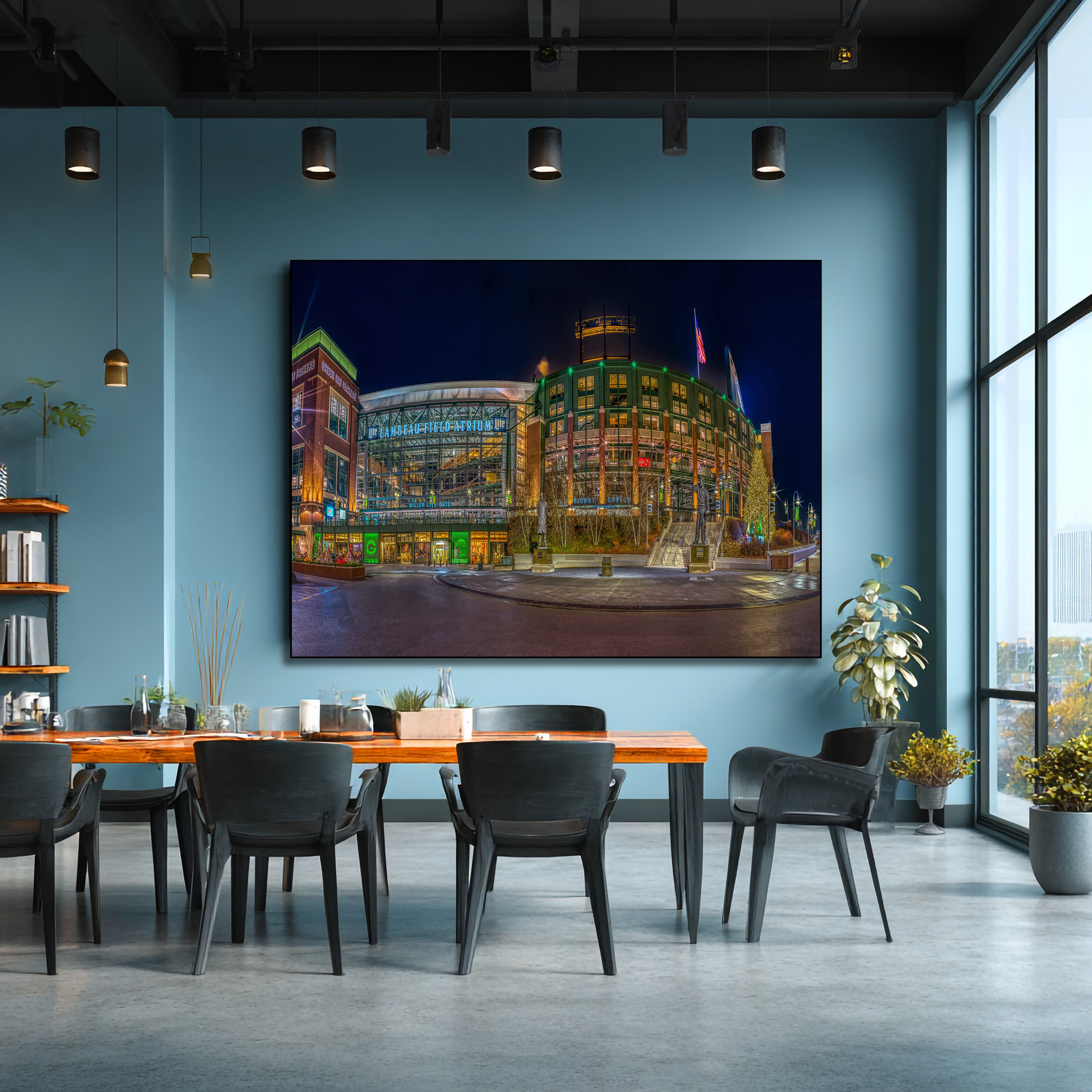 Go Pack Go acrylic wall art