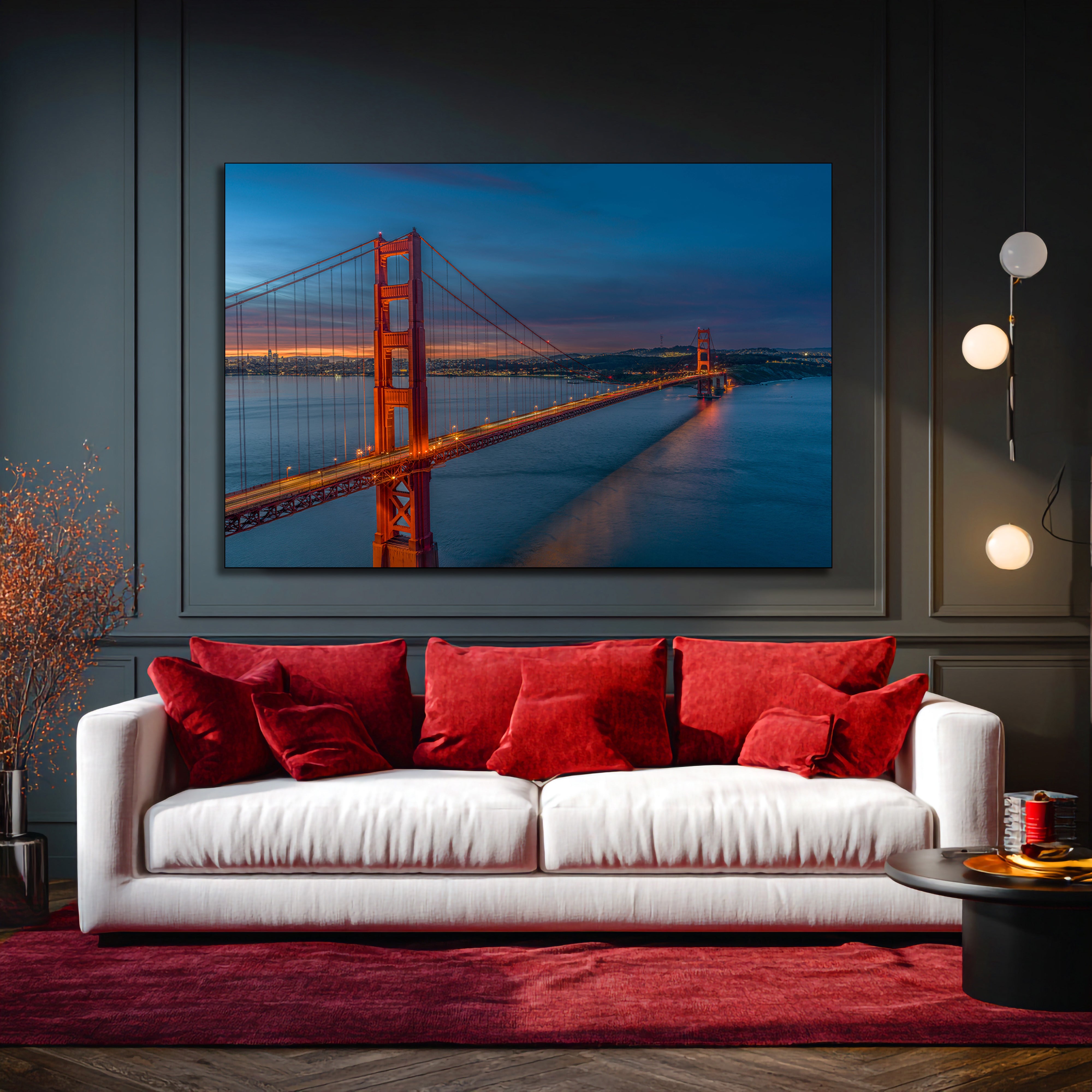 Battery Spencer Golden Gate Bridge canvas print