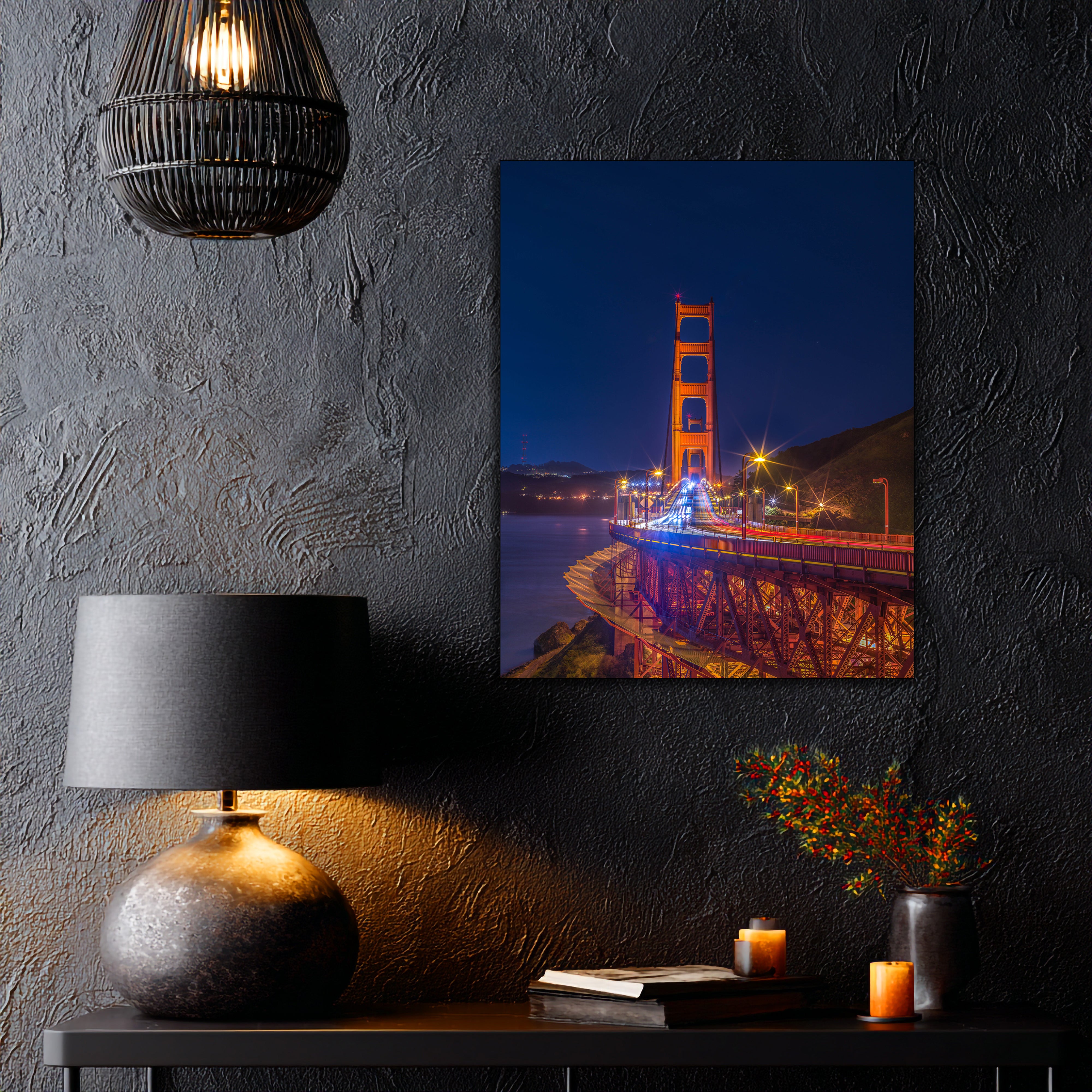 Golden Gate Bridge Overlook Fine Art | Canvas, Acrylic