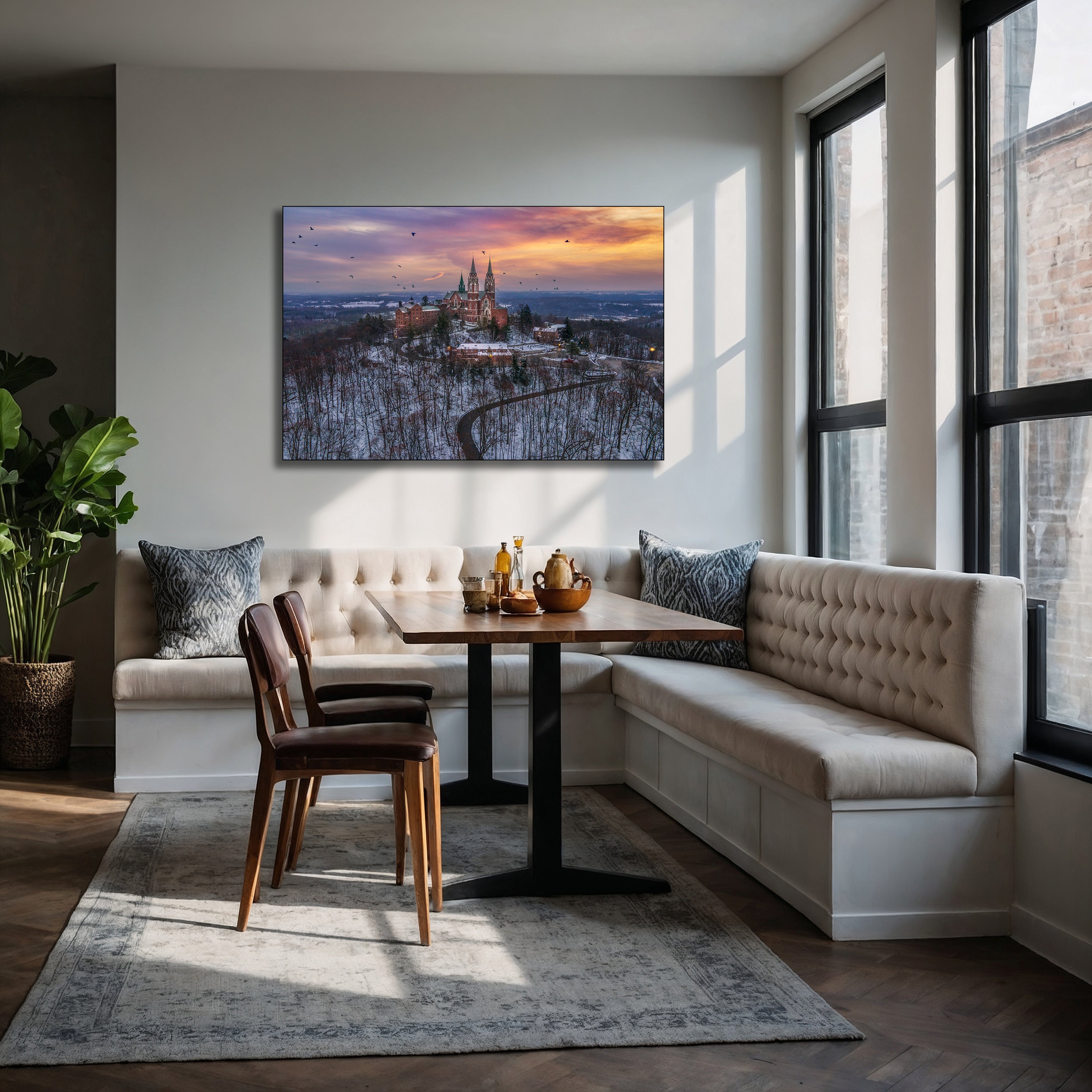 Basilica landmark acrylic artwork