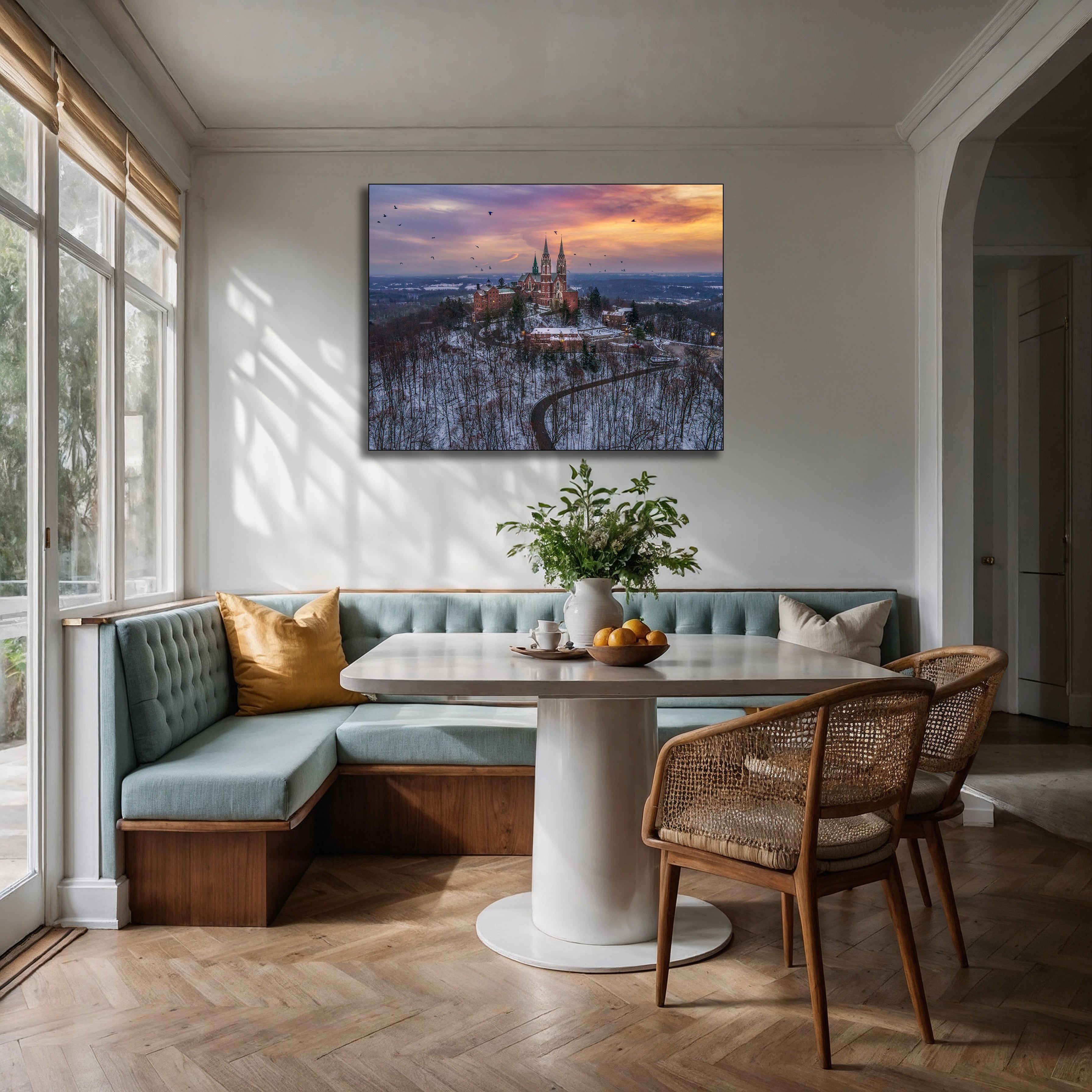 Holy Hill church metal wall print