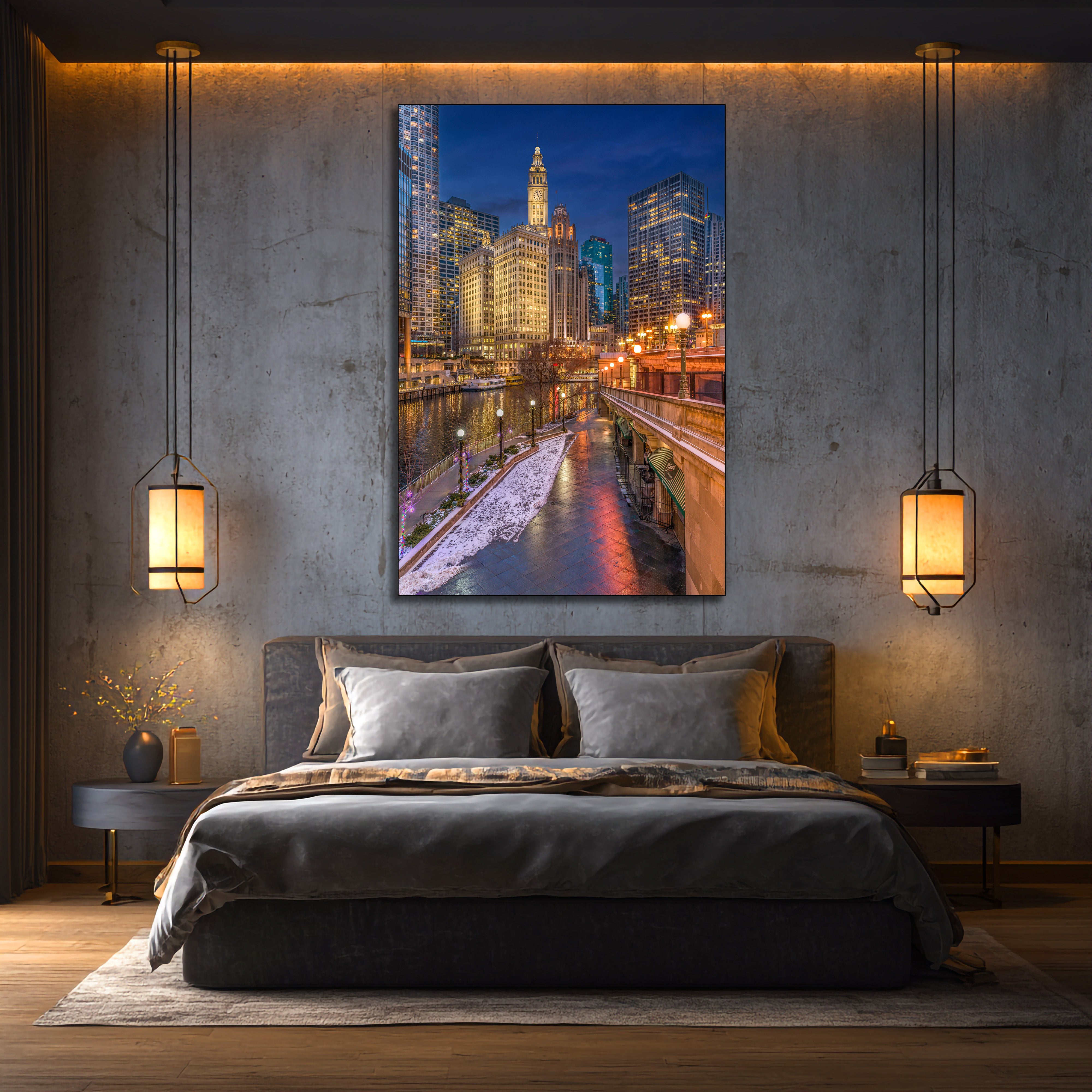 I am Chicago, River North Wabash Street Wall Art | Canvas & Metal