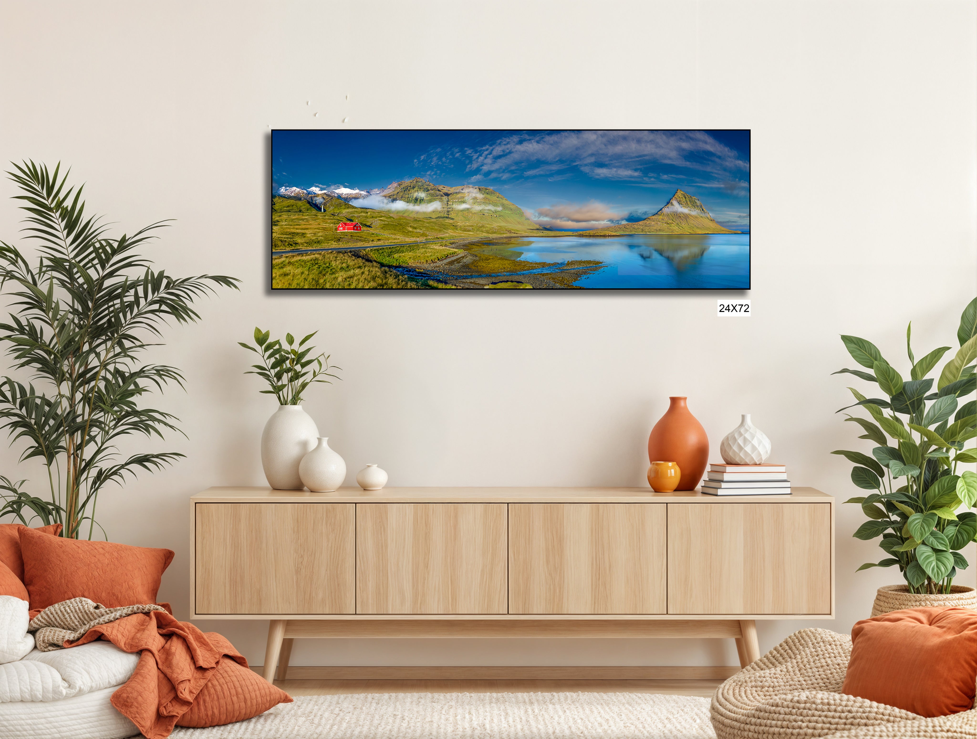 Kirkjufell Mountain Iceland Panorama