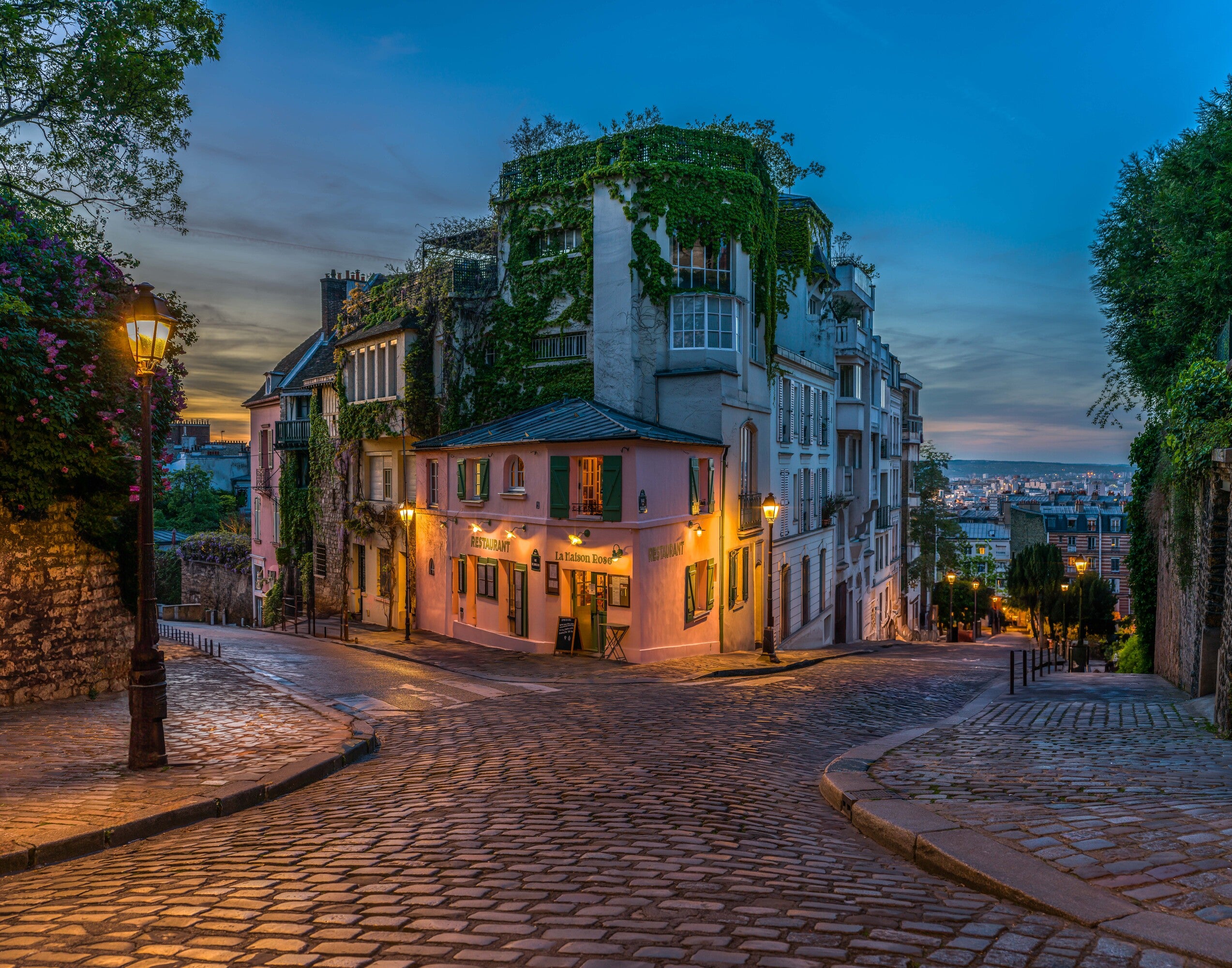 La Maison Rose Montmartre Paris fine art | Canvas, Acrylic, Metal