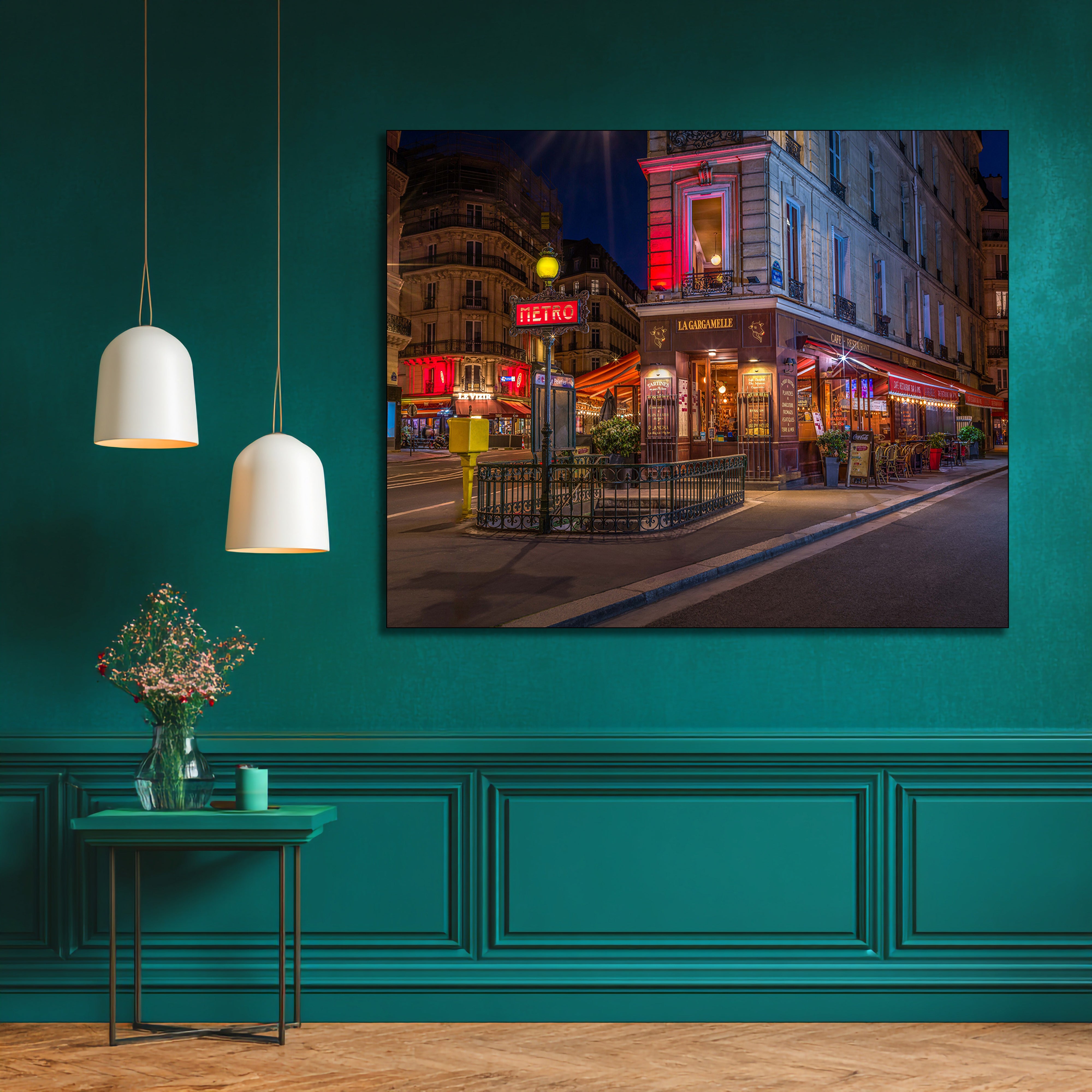 La Gargamelle Restaurant Paris Metro fine art | Canvas, Acrylic, Metal