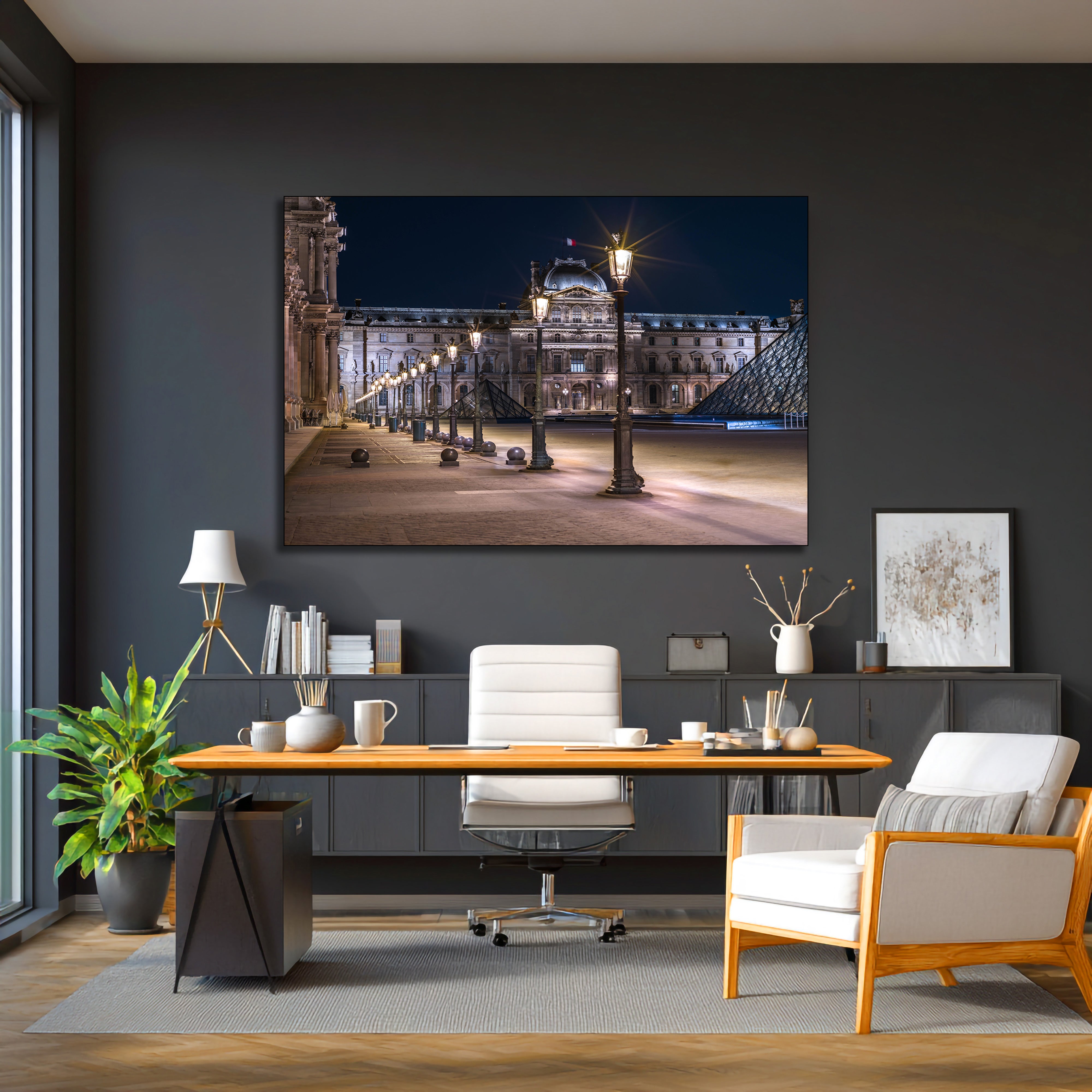 The Louvre Midnight ā Iconic Museum Wall Art | Fine Art Photography Print
