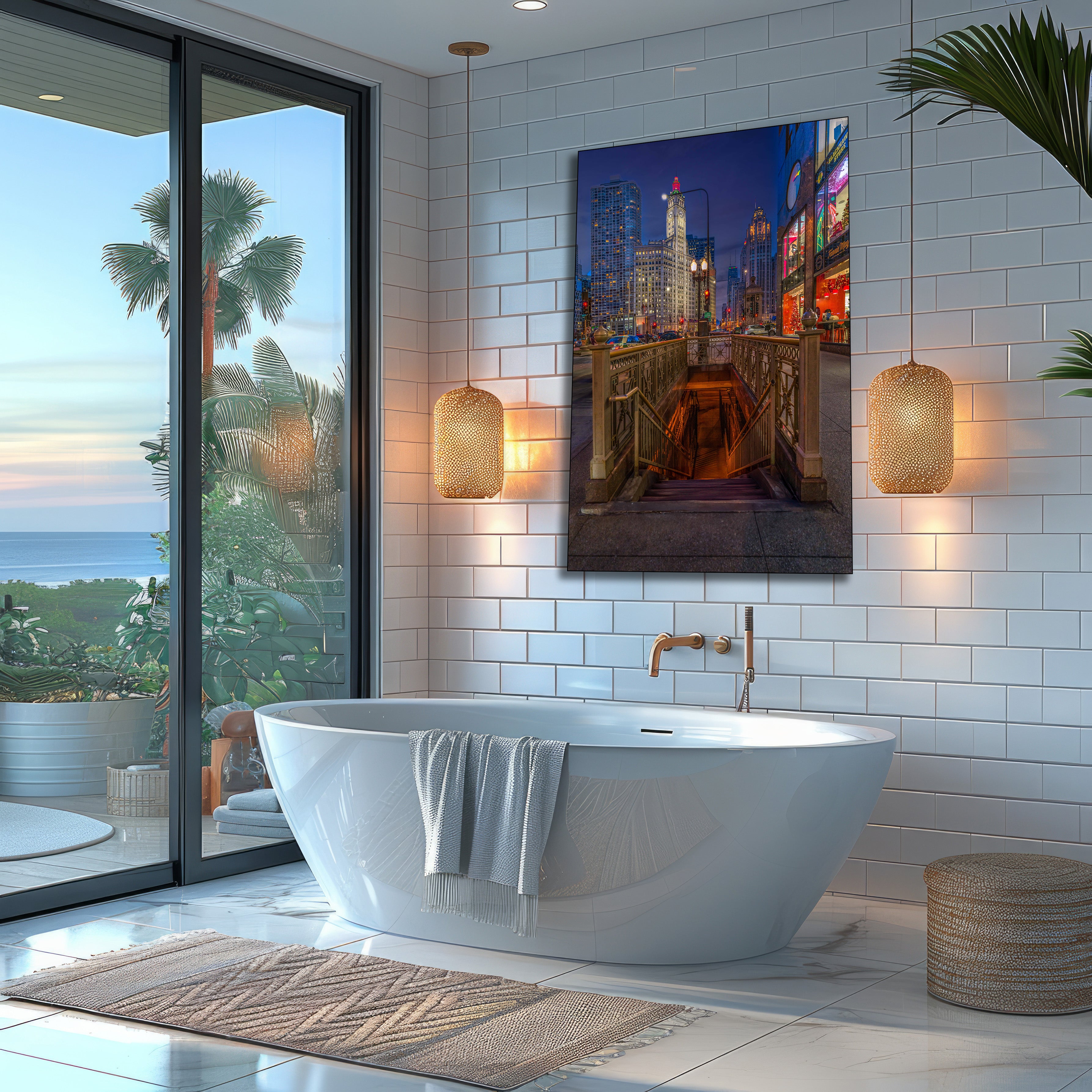 chicago skyline photography décor