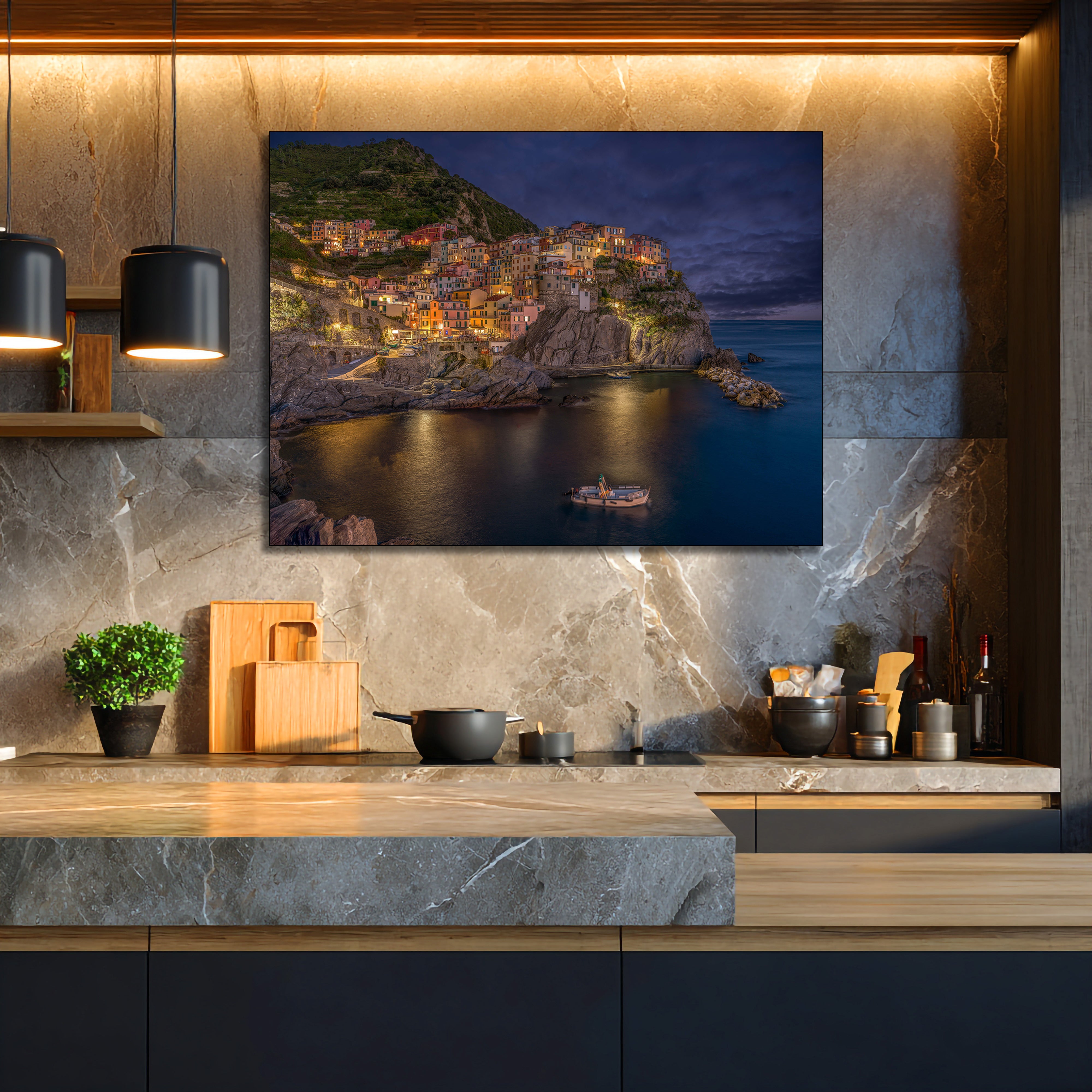 italy village photography décor