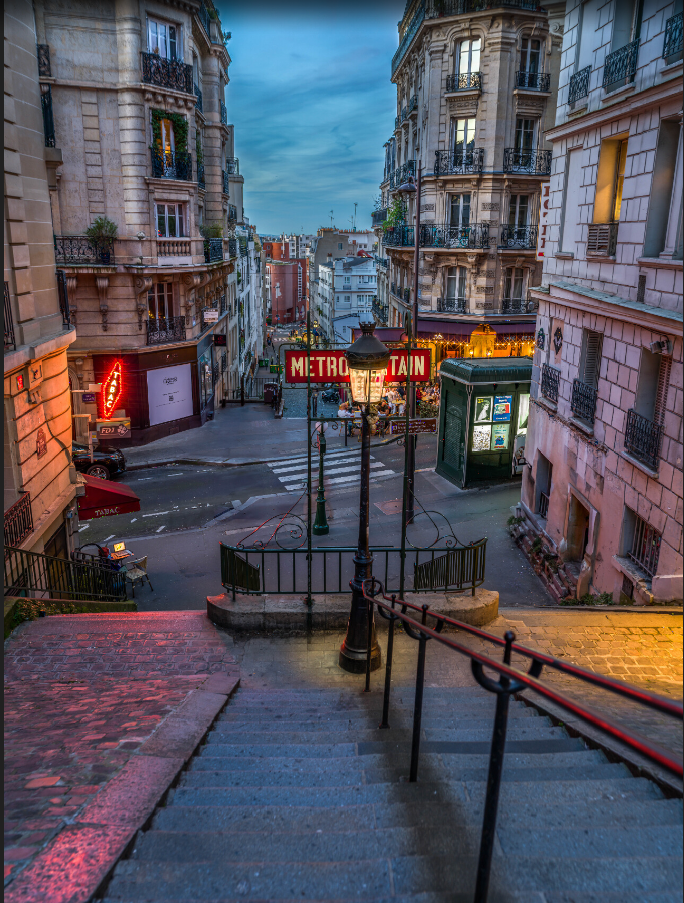 Montmartre Stairs Paris