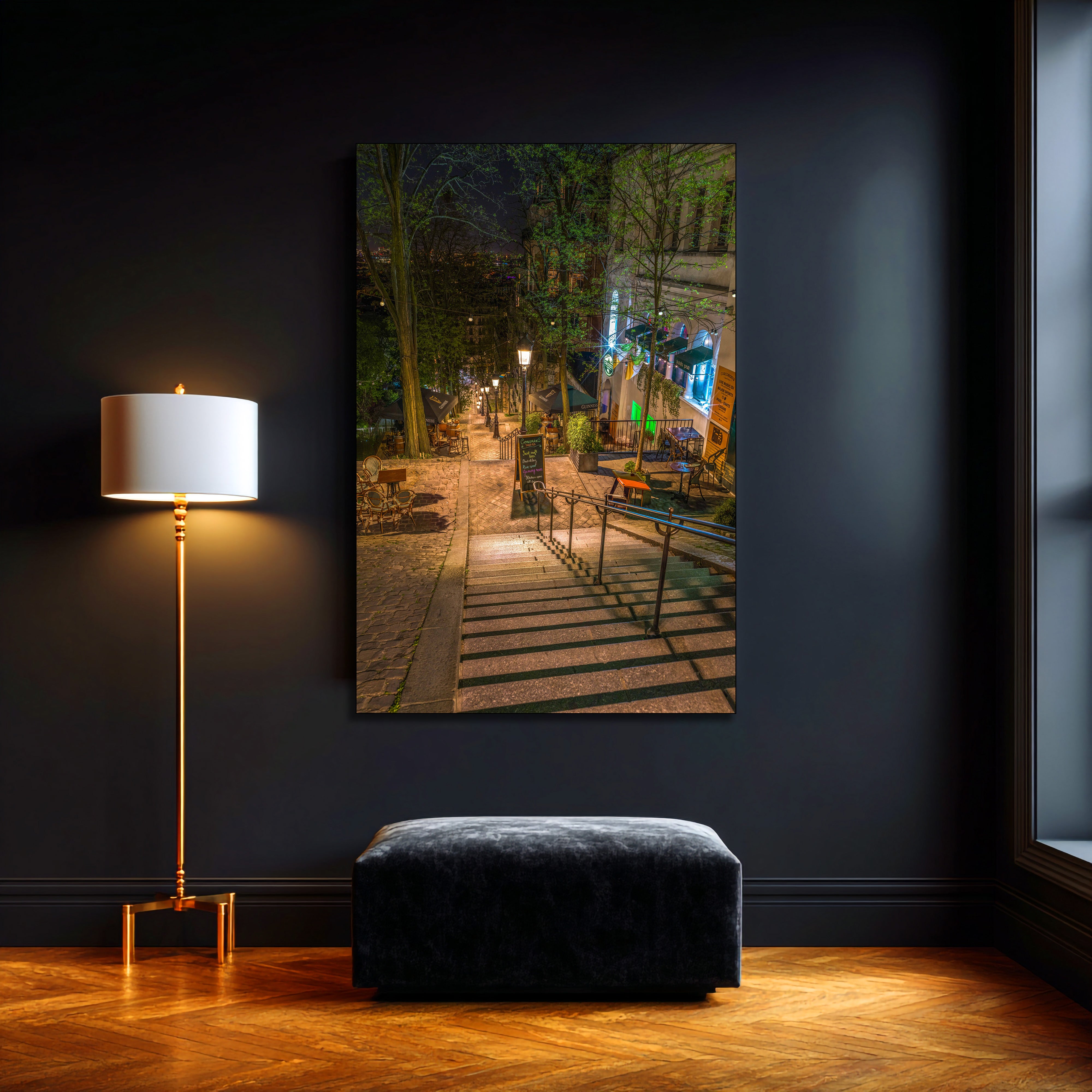 Cafe Montmartre Paris Wall Art | Canvas & Metal Prints