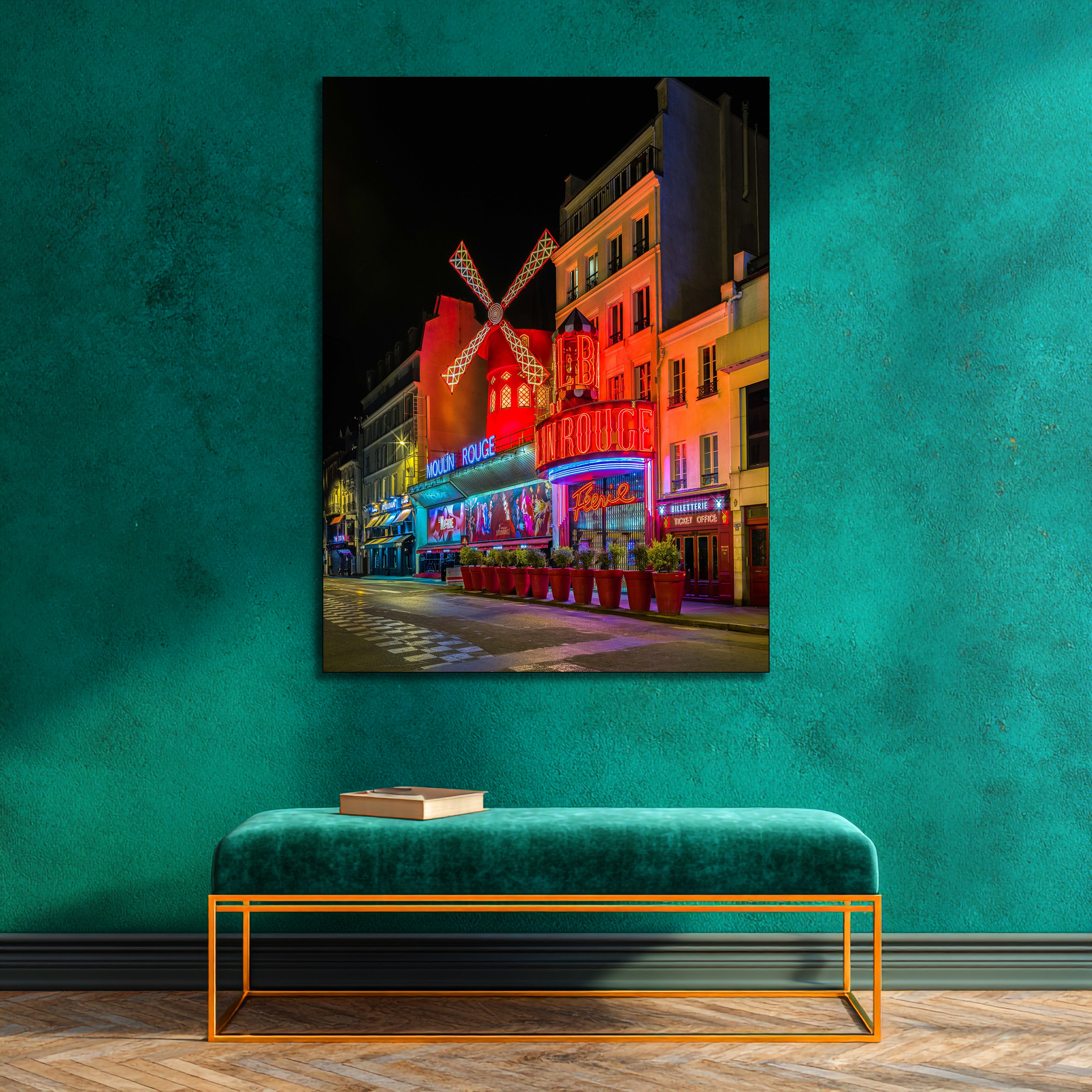Moulin Rouge Paris fine art | Canvas, Acrylic, Metal