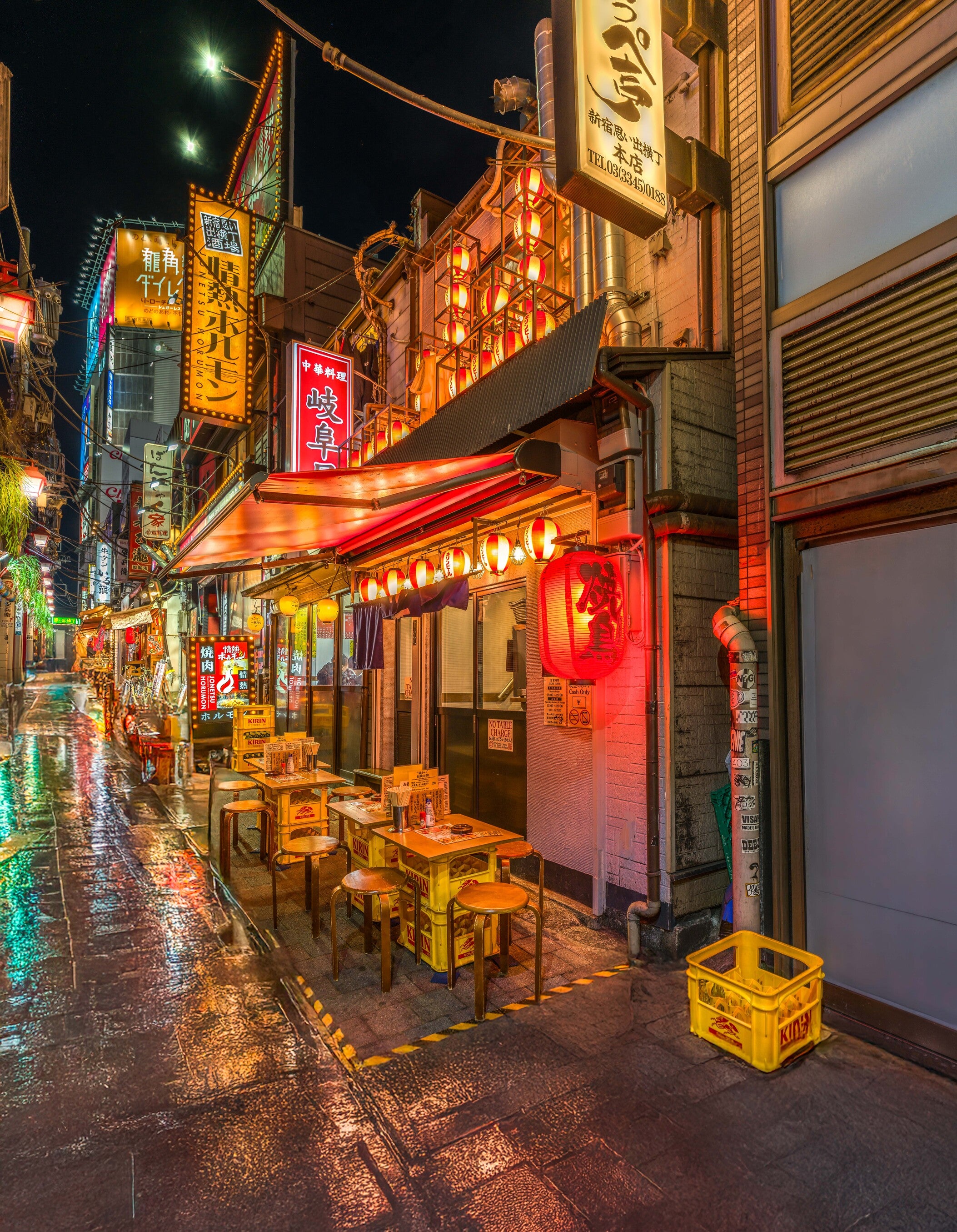 Omoide Yokocho Tokyo fine art | Canvas, Acrylic, Metal