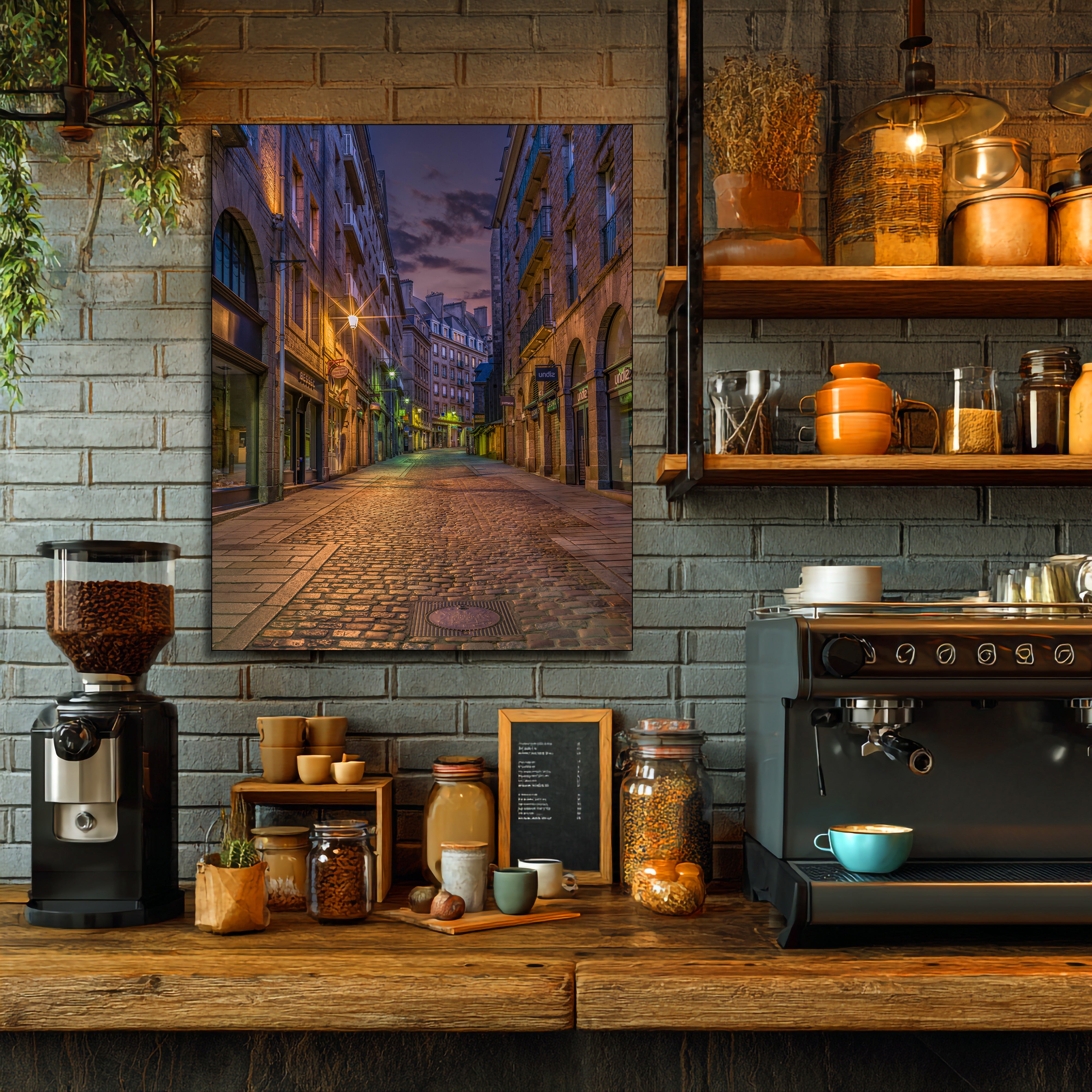 Saint Malo Alley France Wall Art | Canvas & Metal Prints