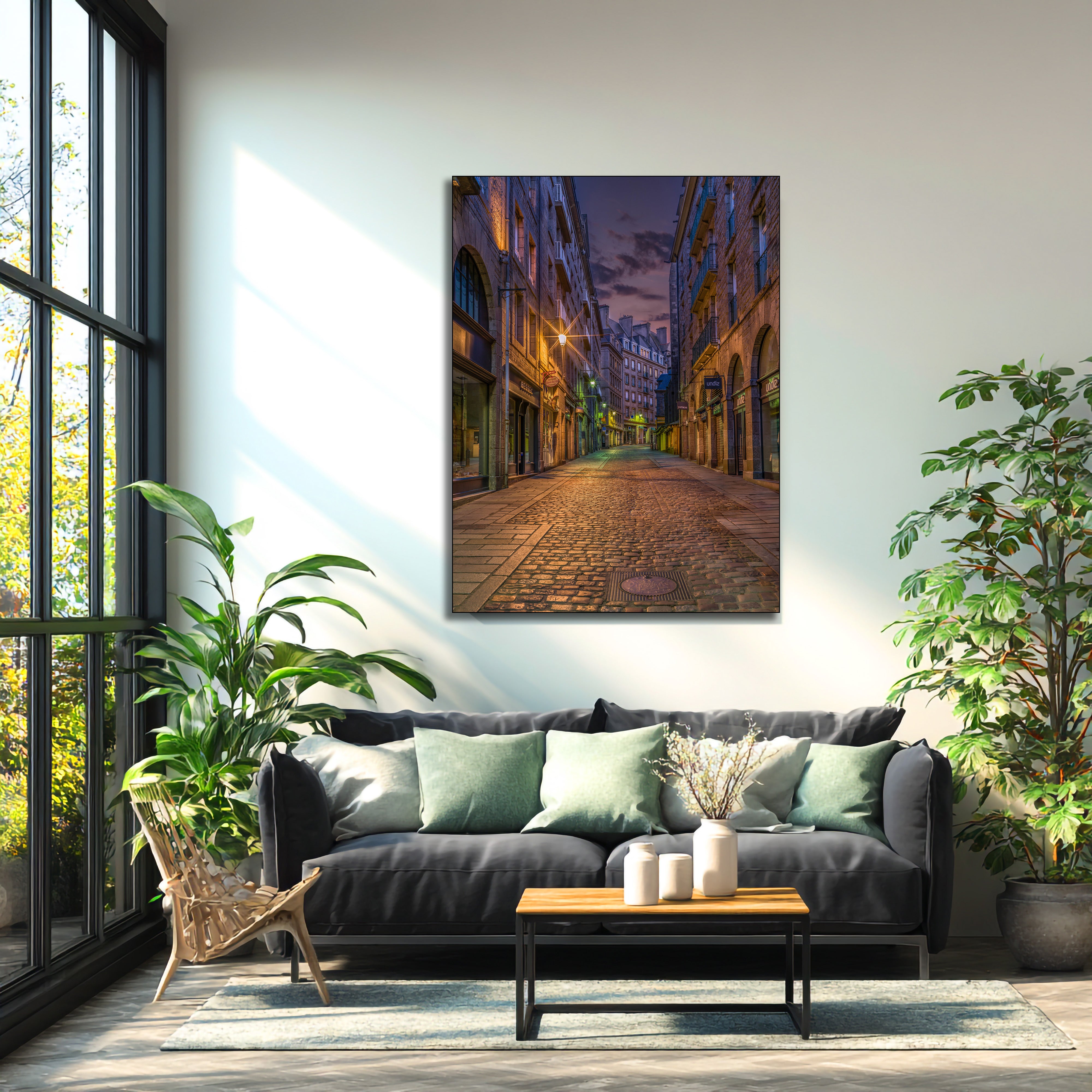 Saint Malo Alley France Wall Art | Canvas & Metal Prints