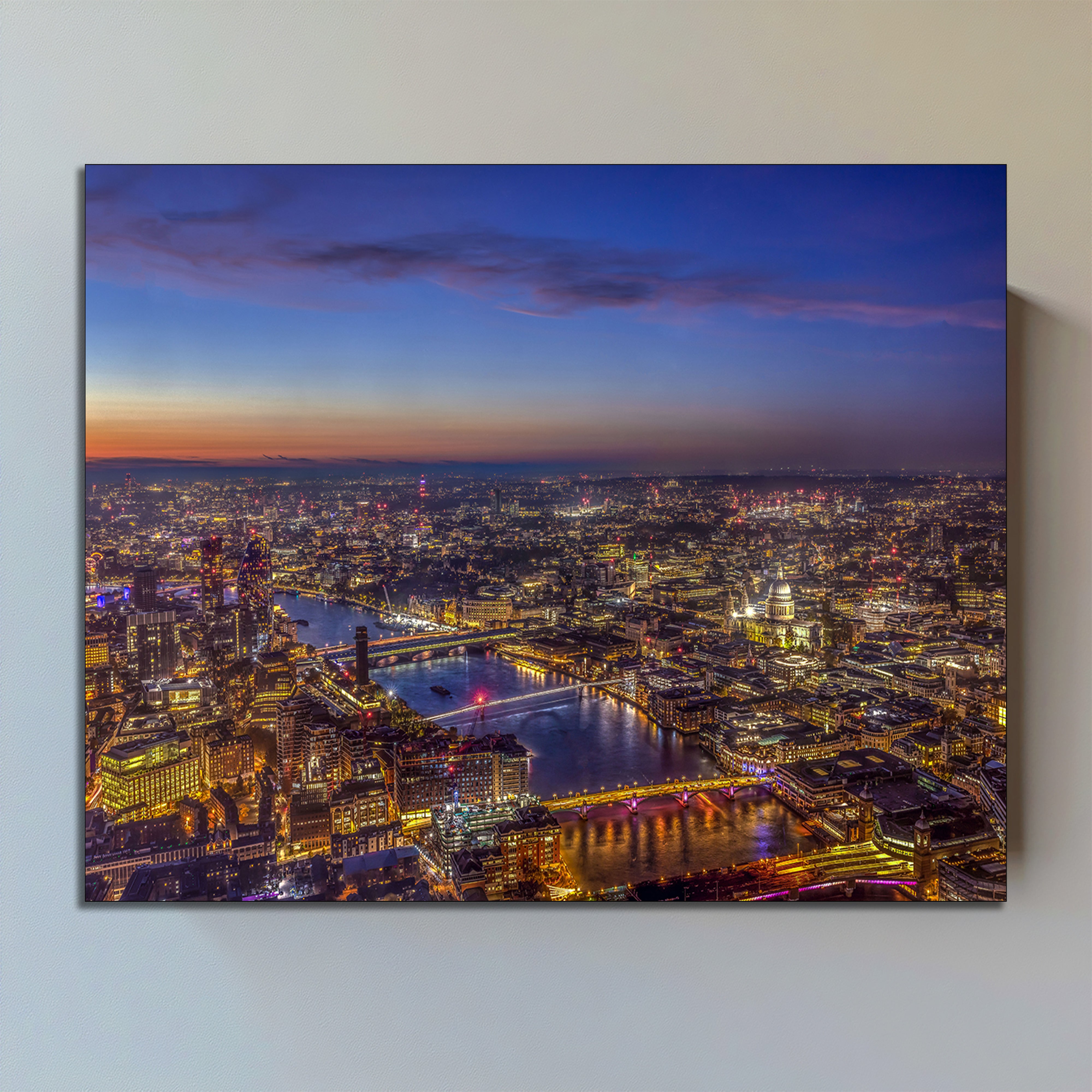 The Shard London fine art | Canvas, Acrylic, Metal