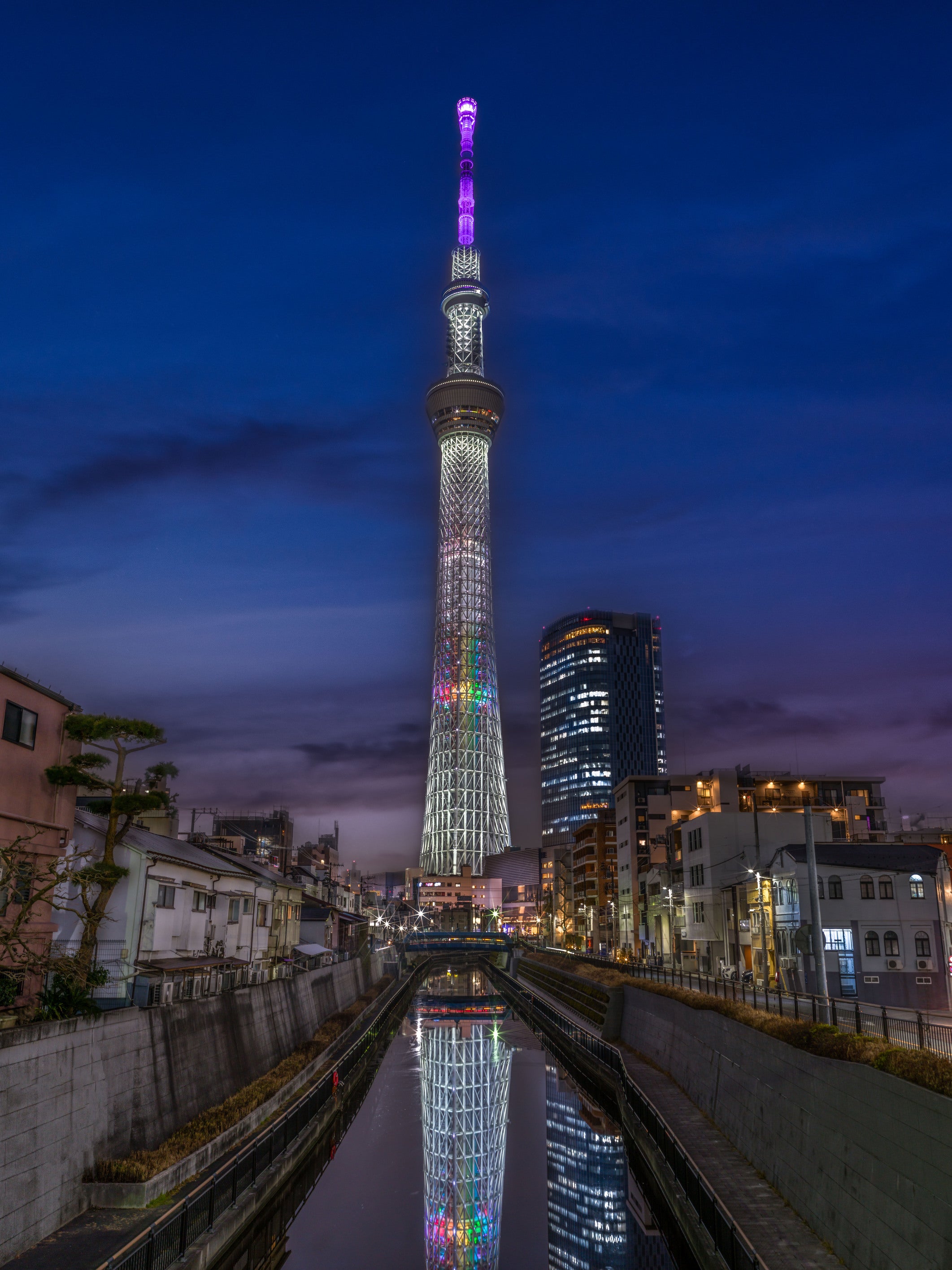 Jikken Bridge Tokyo Skytree Fine Art | Canvas, Acrylic, Metal