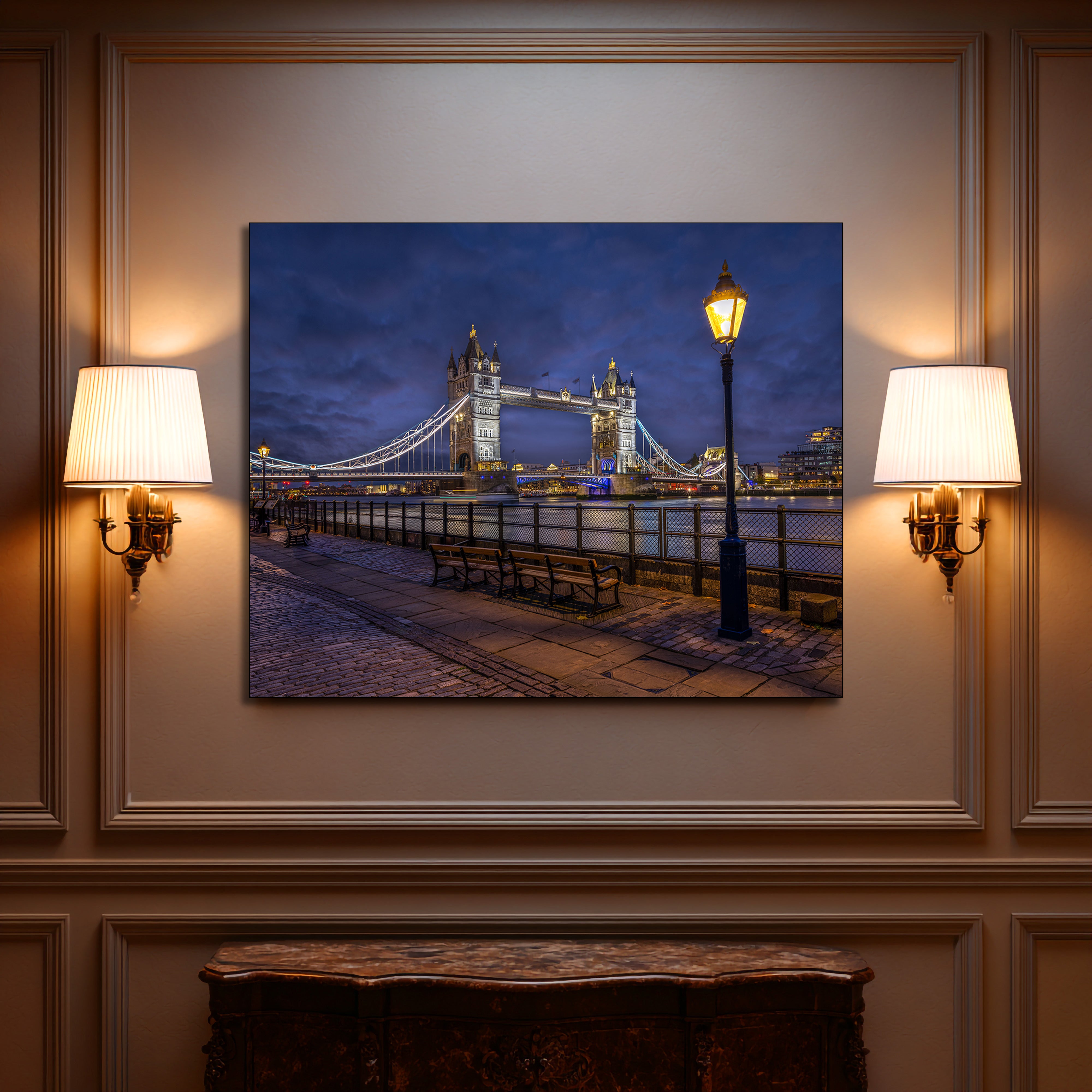 Tower Bridge Sunset Fine Art | Canvas, Acrylic, Metal