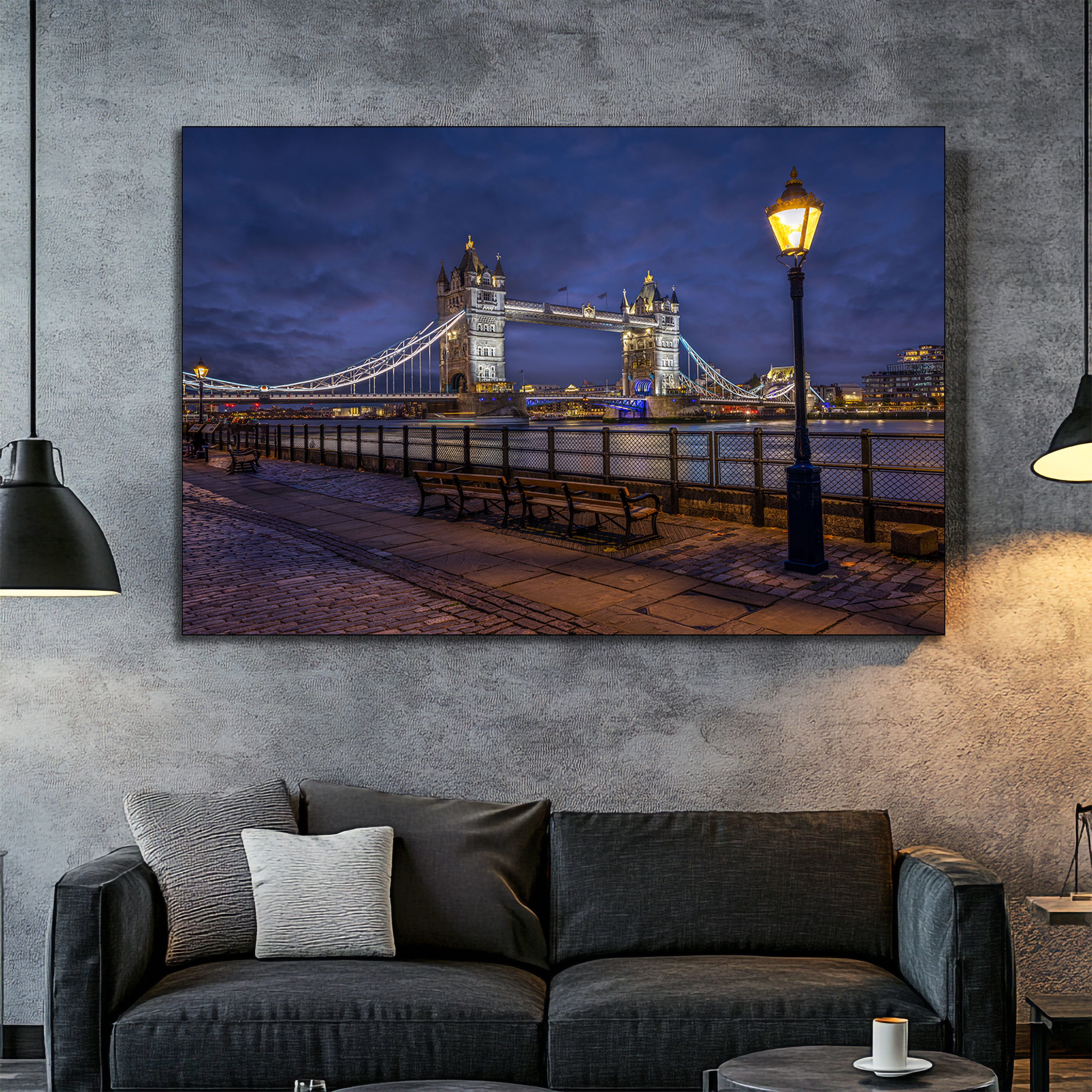 Tower Bridge Sunset Fine Art | Canvas, Acrylic, Metal