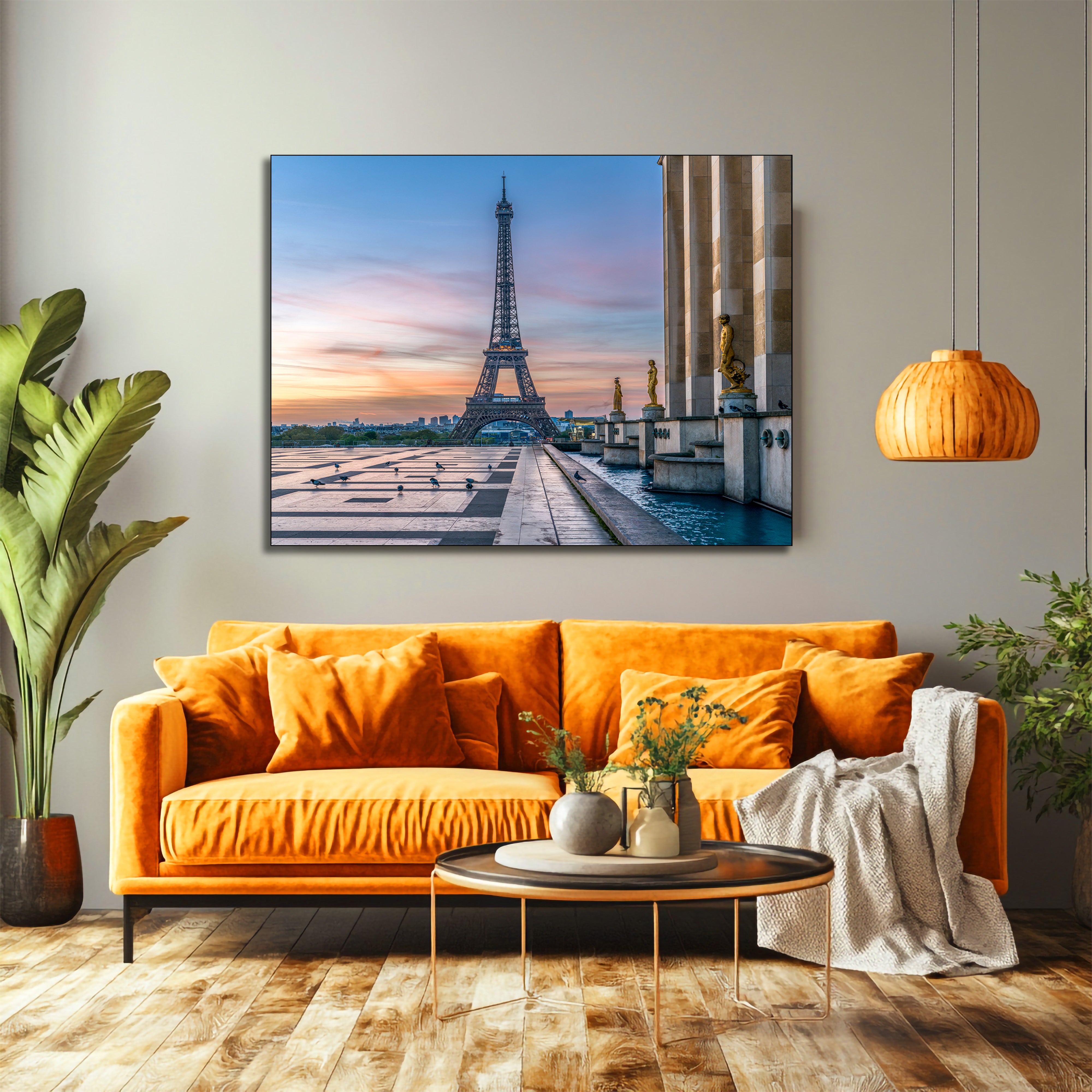 Trocadero Eiffel Tower Canvas Print