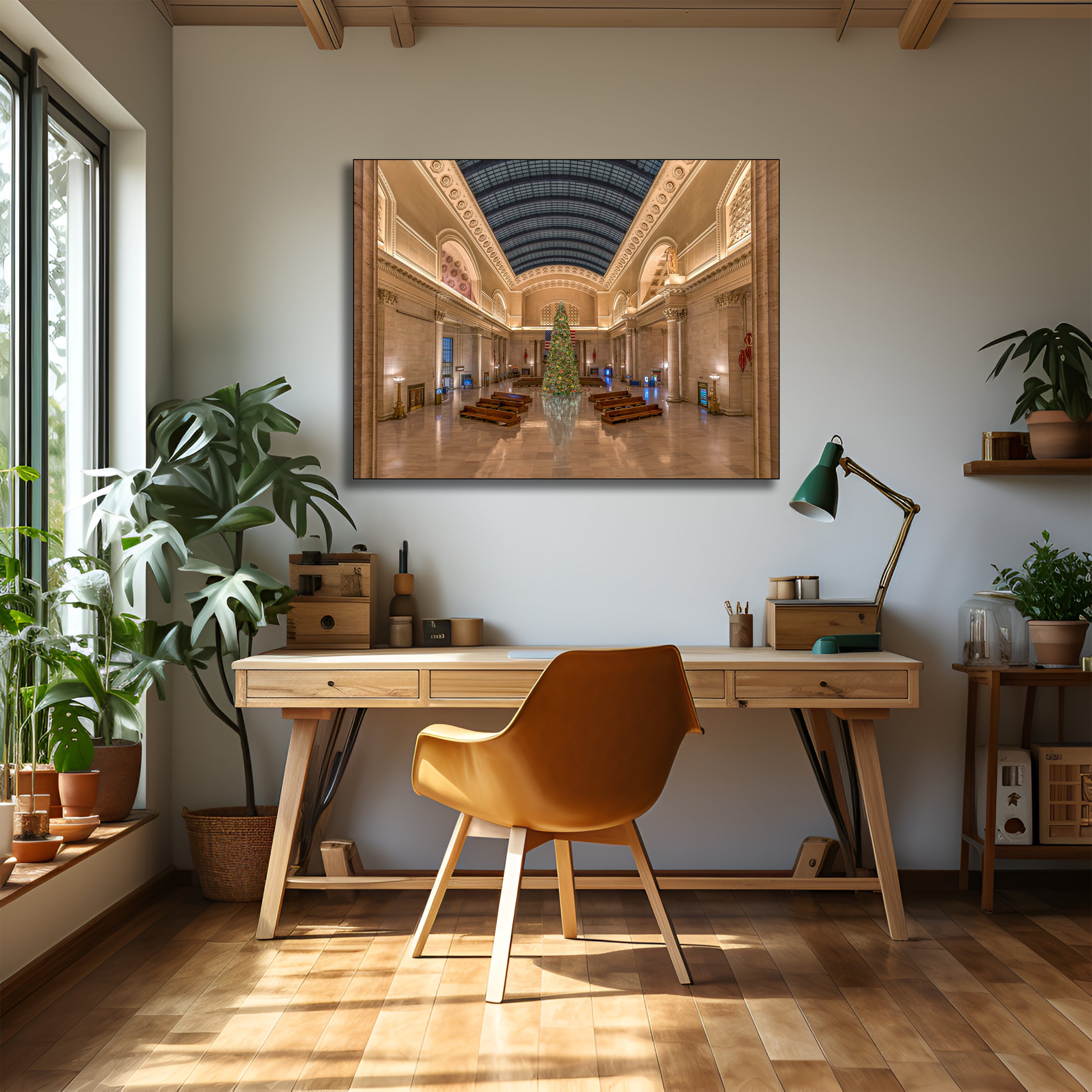 Navy Pier metal wall art