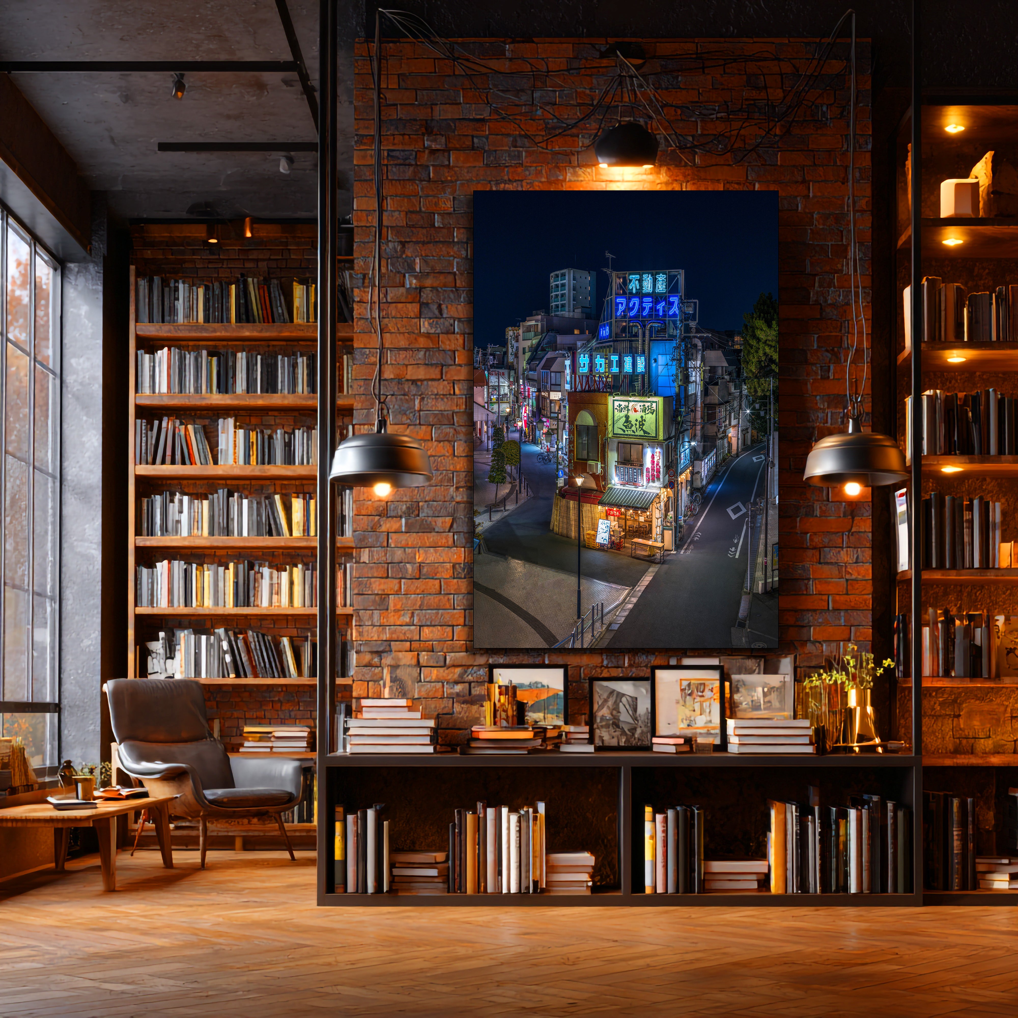 Tokyo Vibes Fine Art | Canvas, Acrylic, Metal