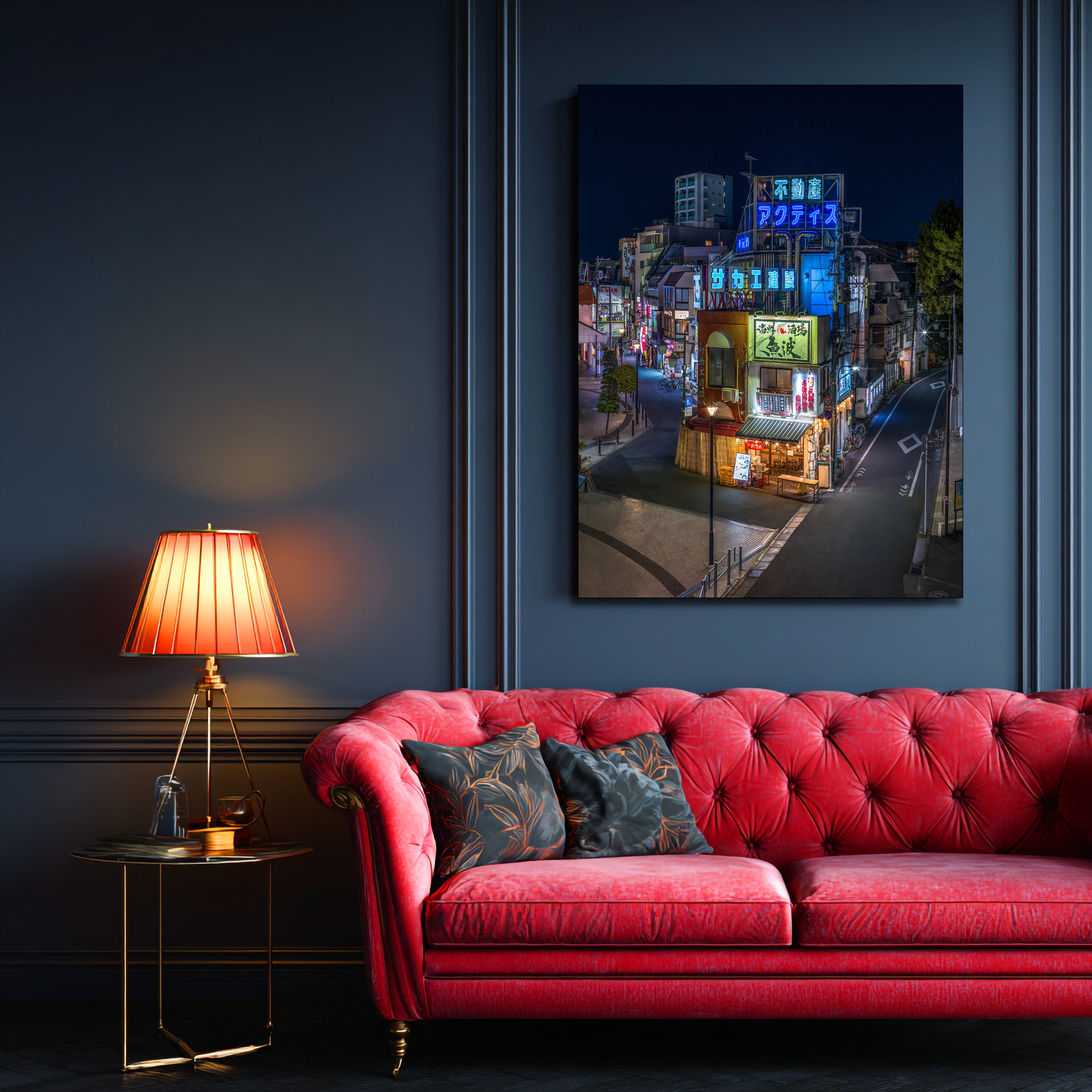 Tokyo Vibes Fine Art | Canvas, Acrylic, Metal