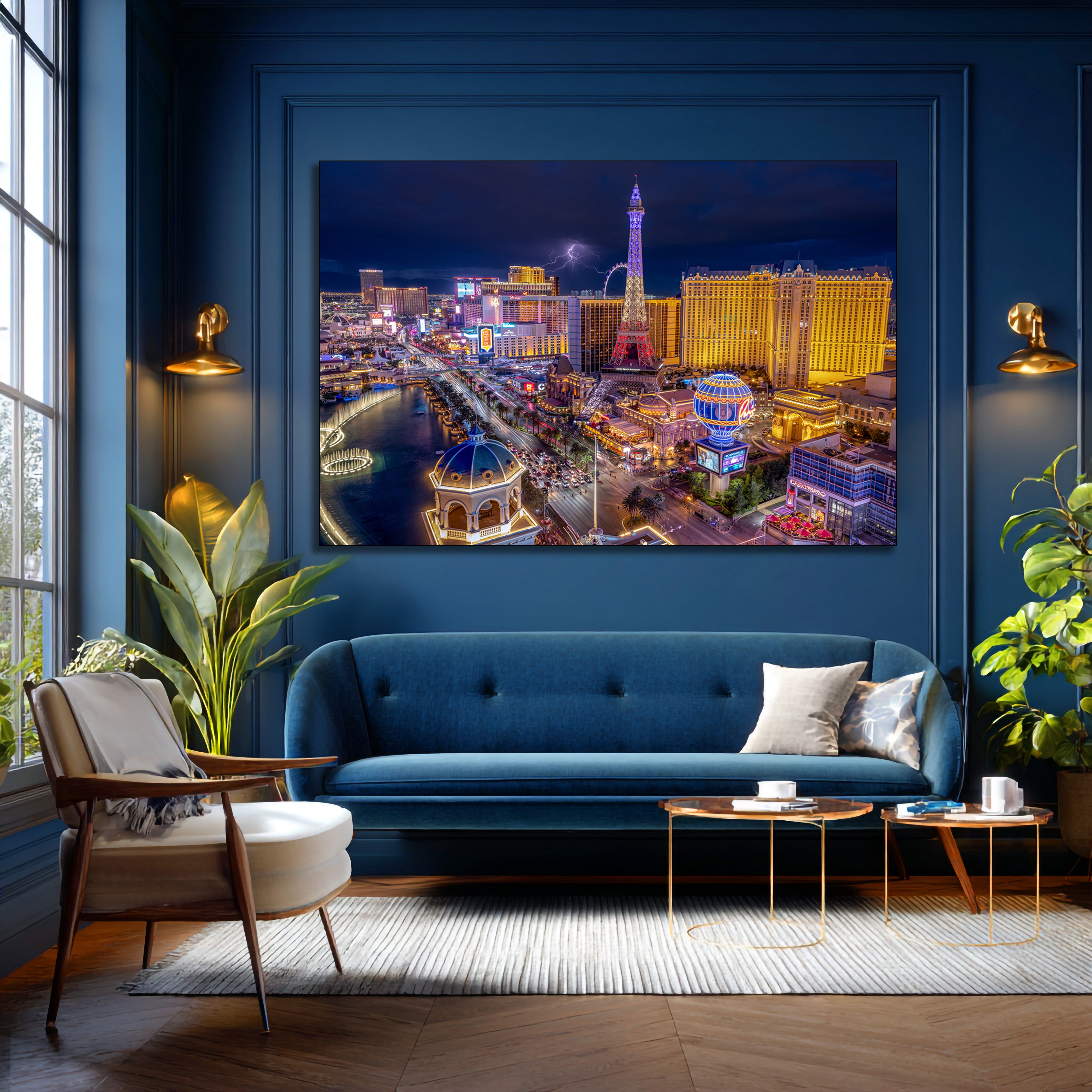 nevada skyline acrylic artwork