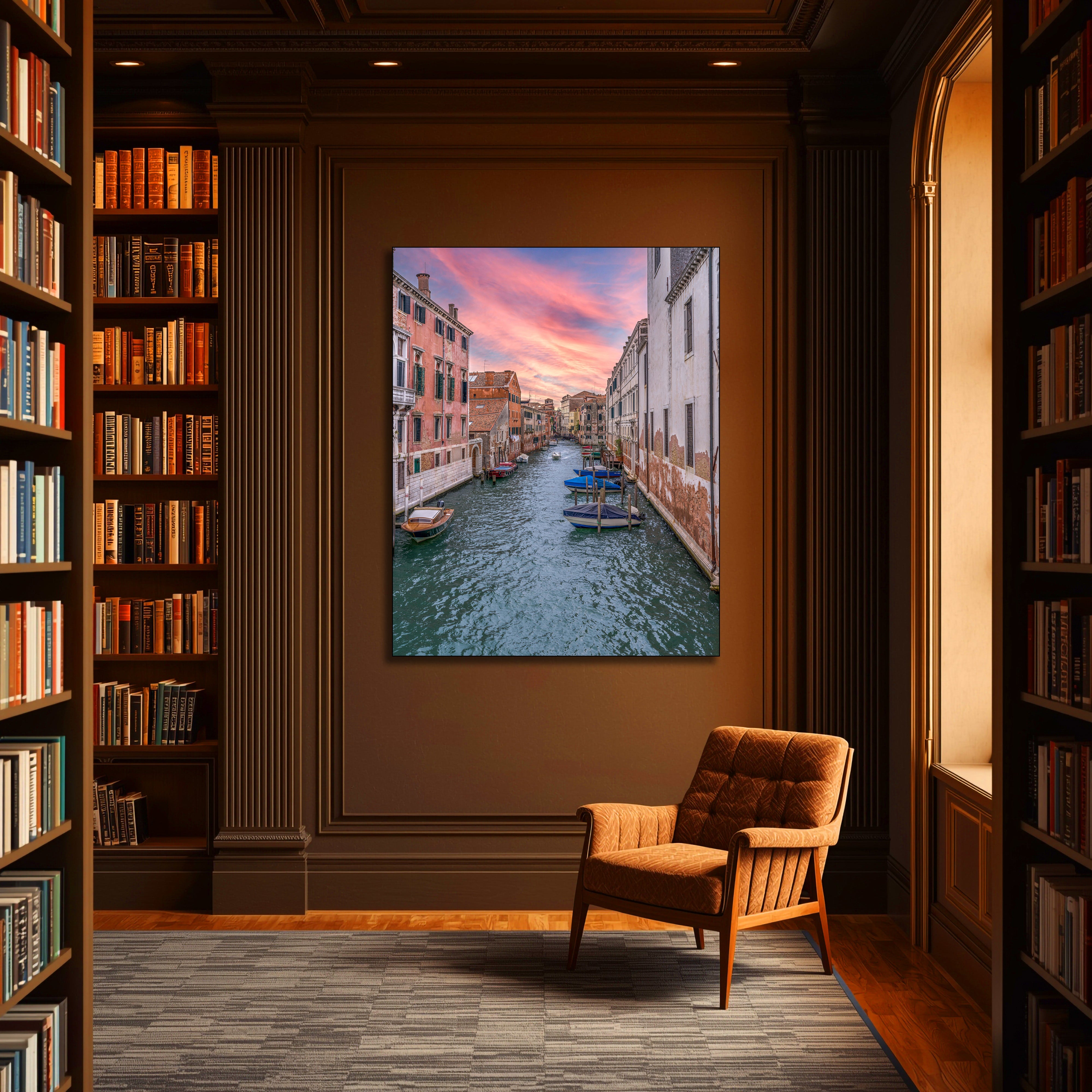 italy canal photography print