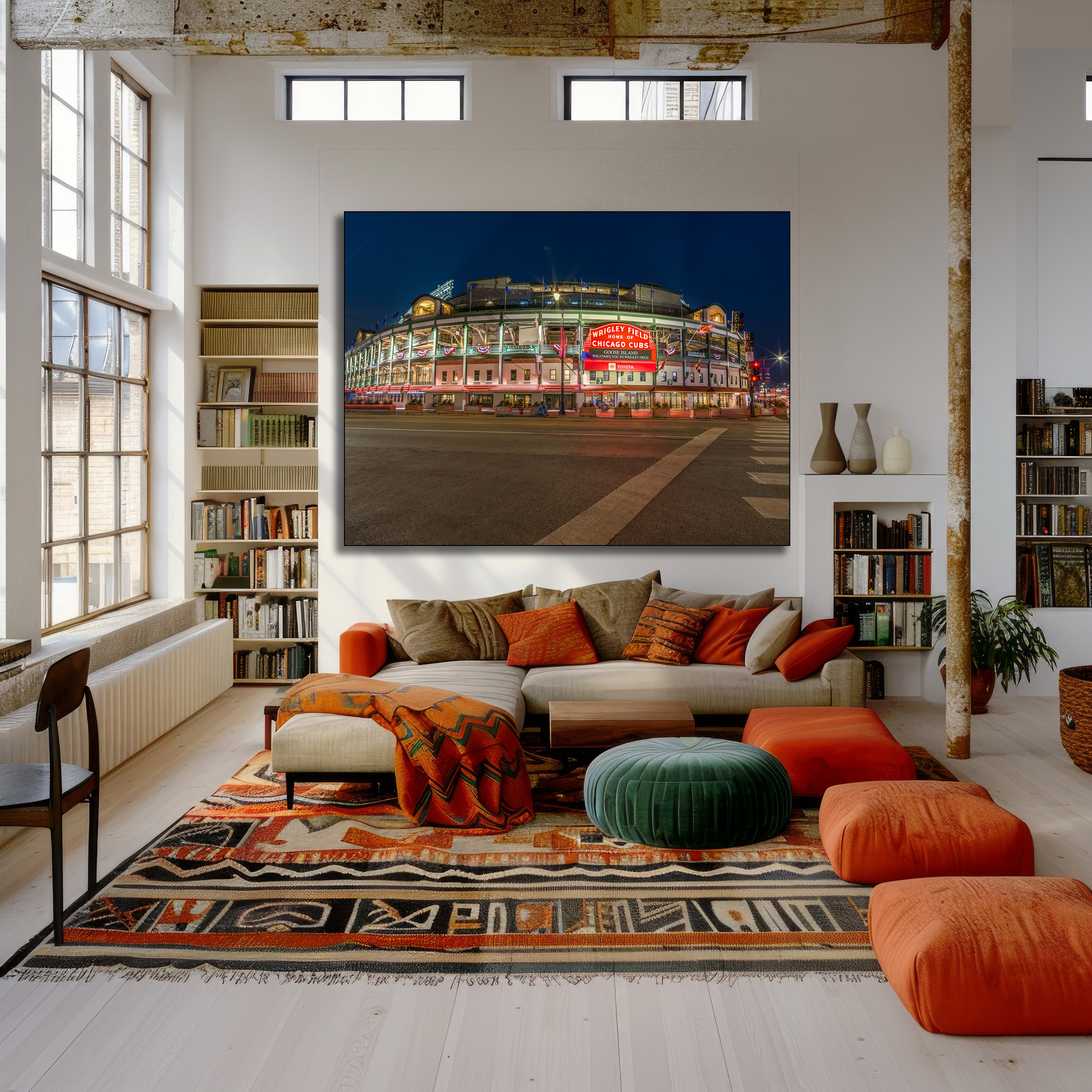 Wrigley Field Chicago Cubs – Historic Stadium Wall Art
