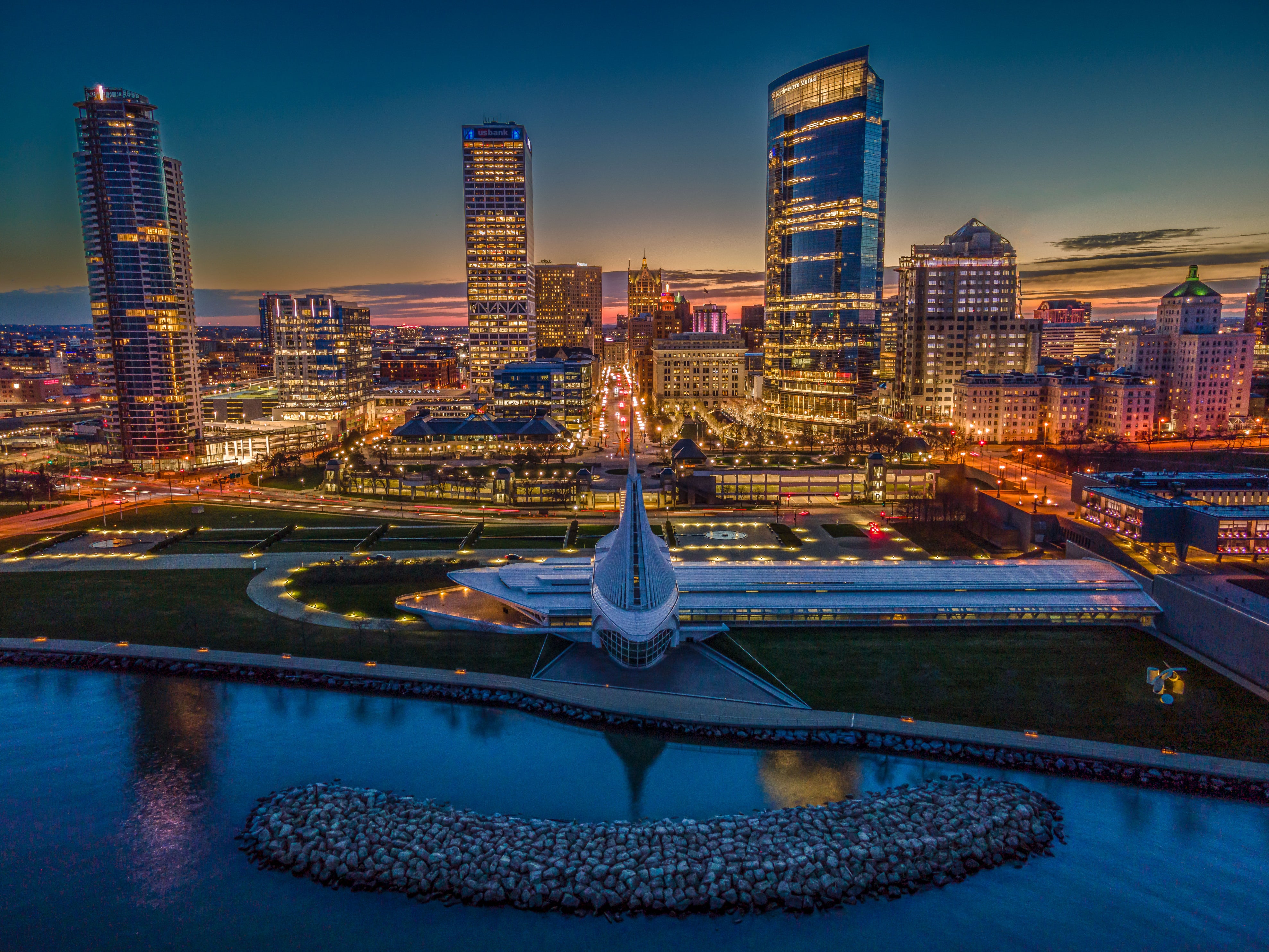 milwaukee downtown fine art print