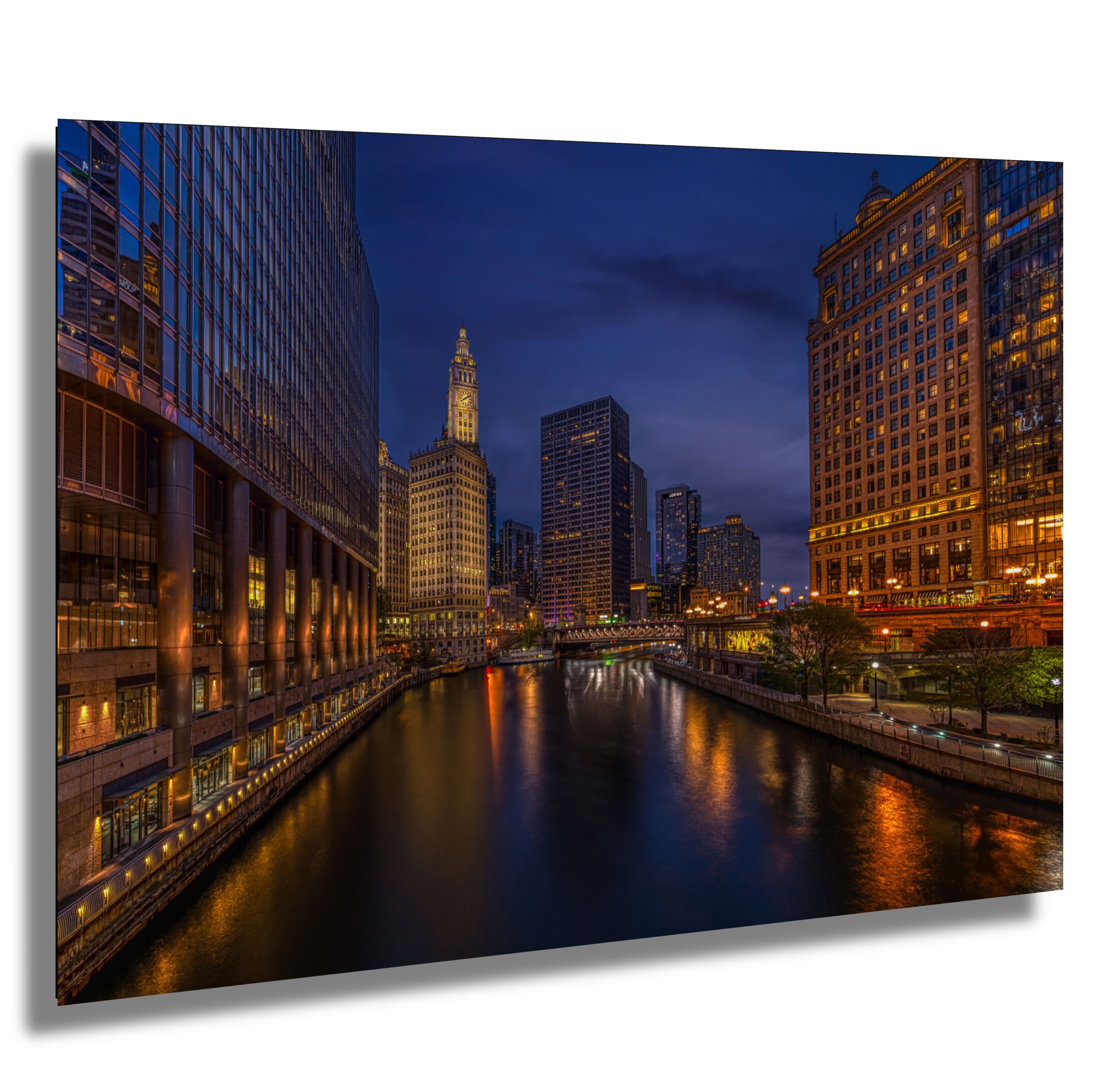 Chicago River North Wabash Street