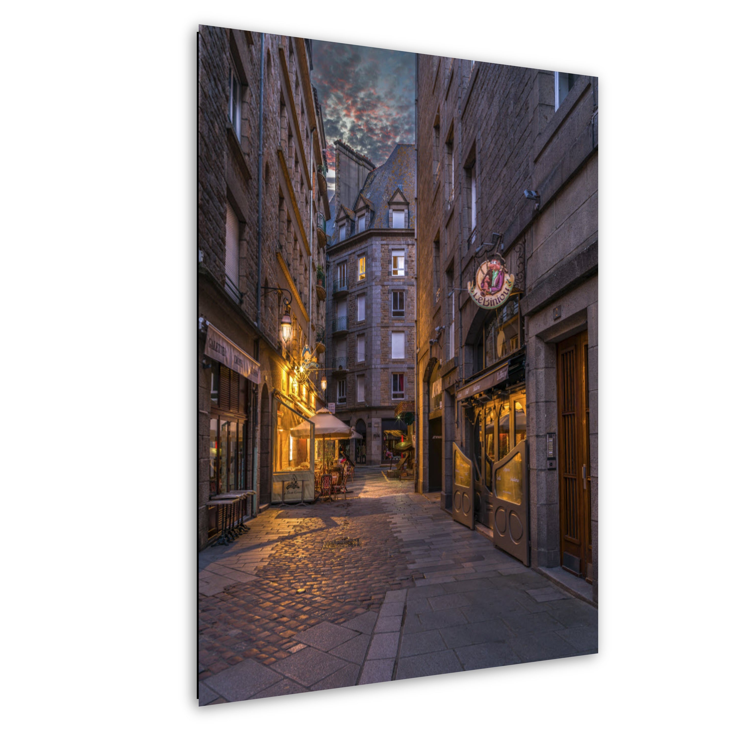Saint-Malo Café, France – Fine Art Photography Print