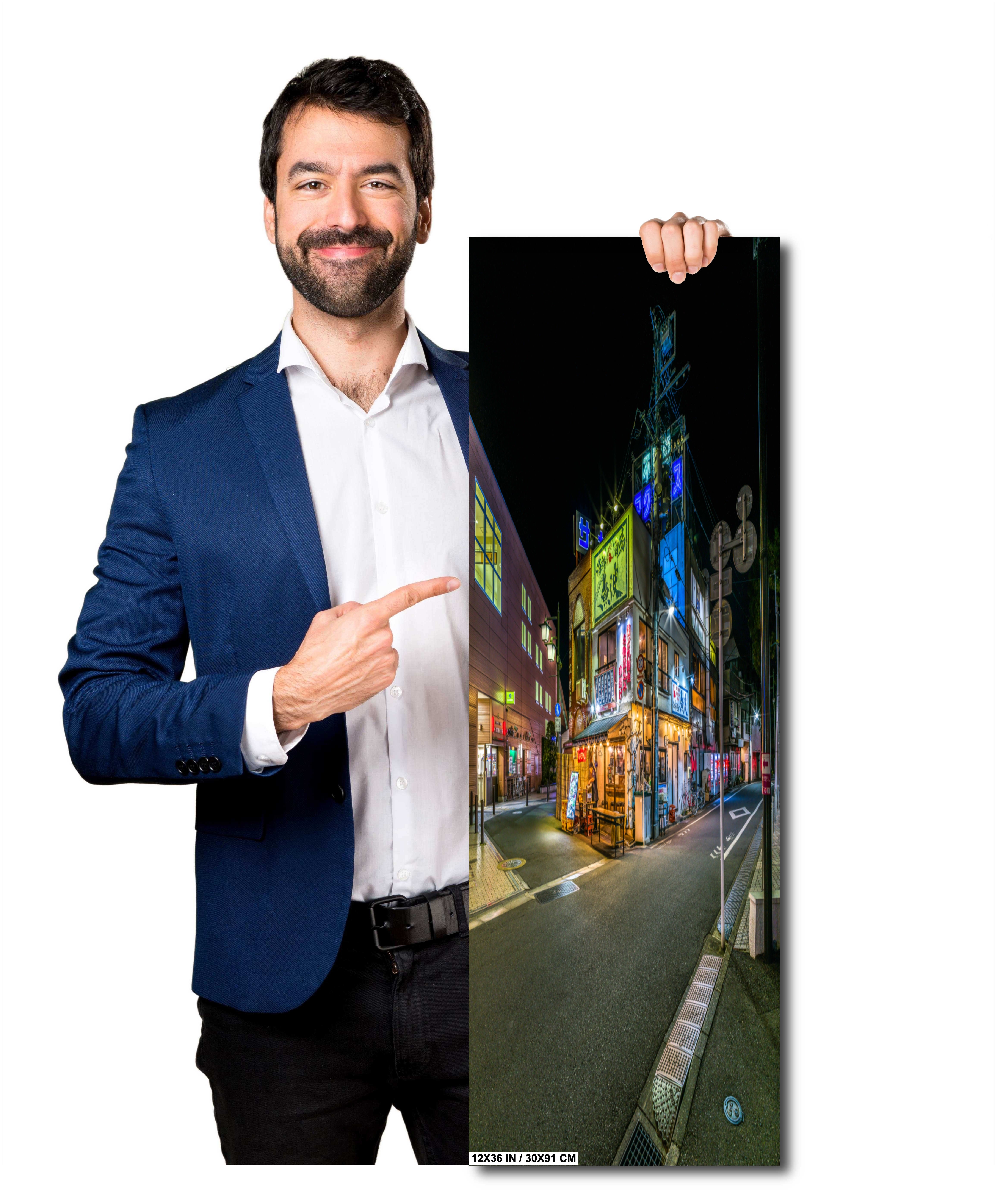 Uonami Fishbar Tokyo Nights – Neon Street Photography Wall Art Print