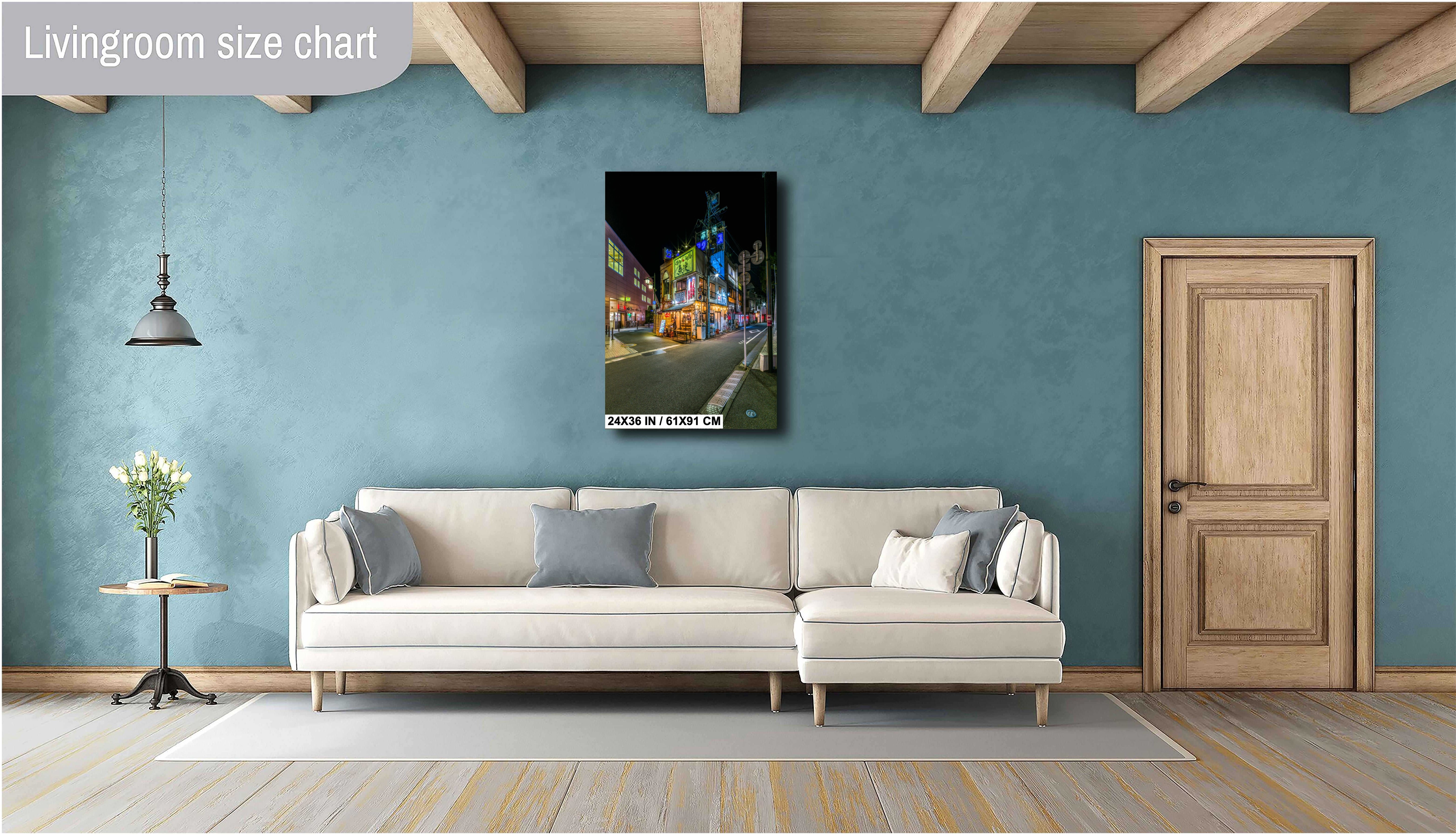 Uonami Fishbar Tokyo Nights – Neon Street Photography Wall Art Print