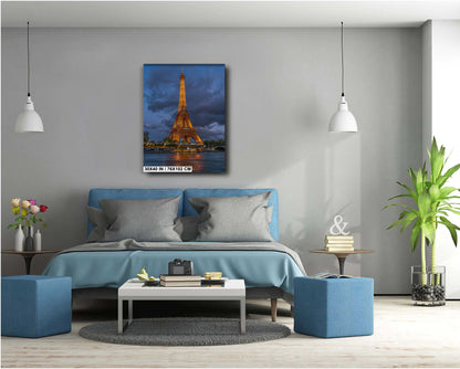 Eiffel Tower Sunset Paris