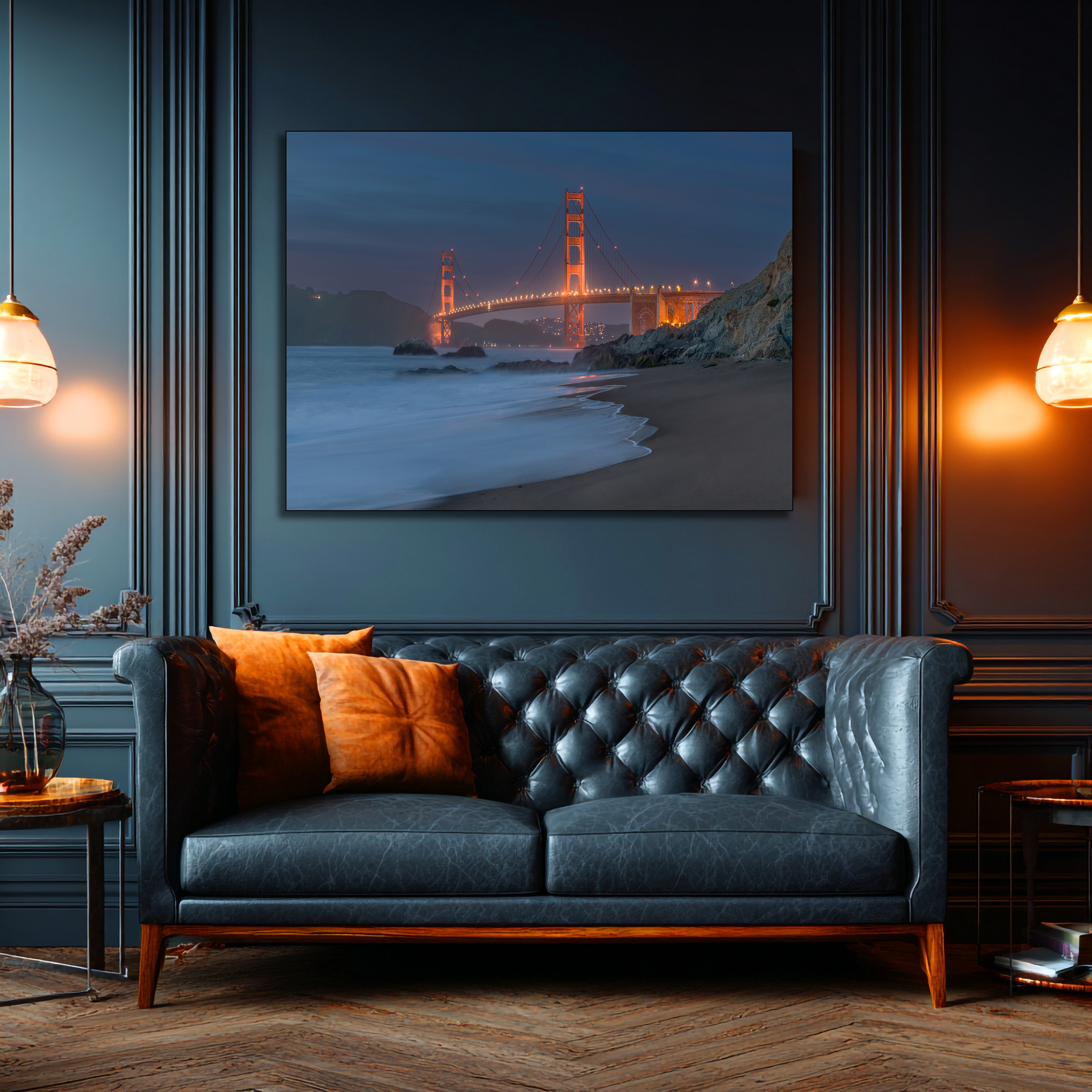 san francisco coastal wall art