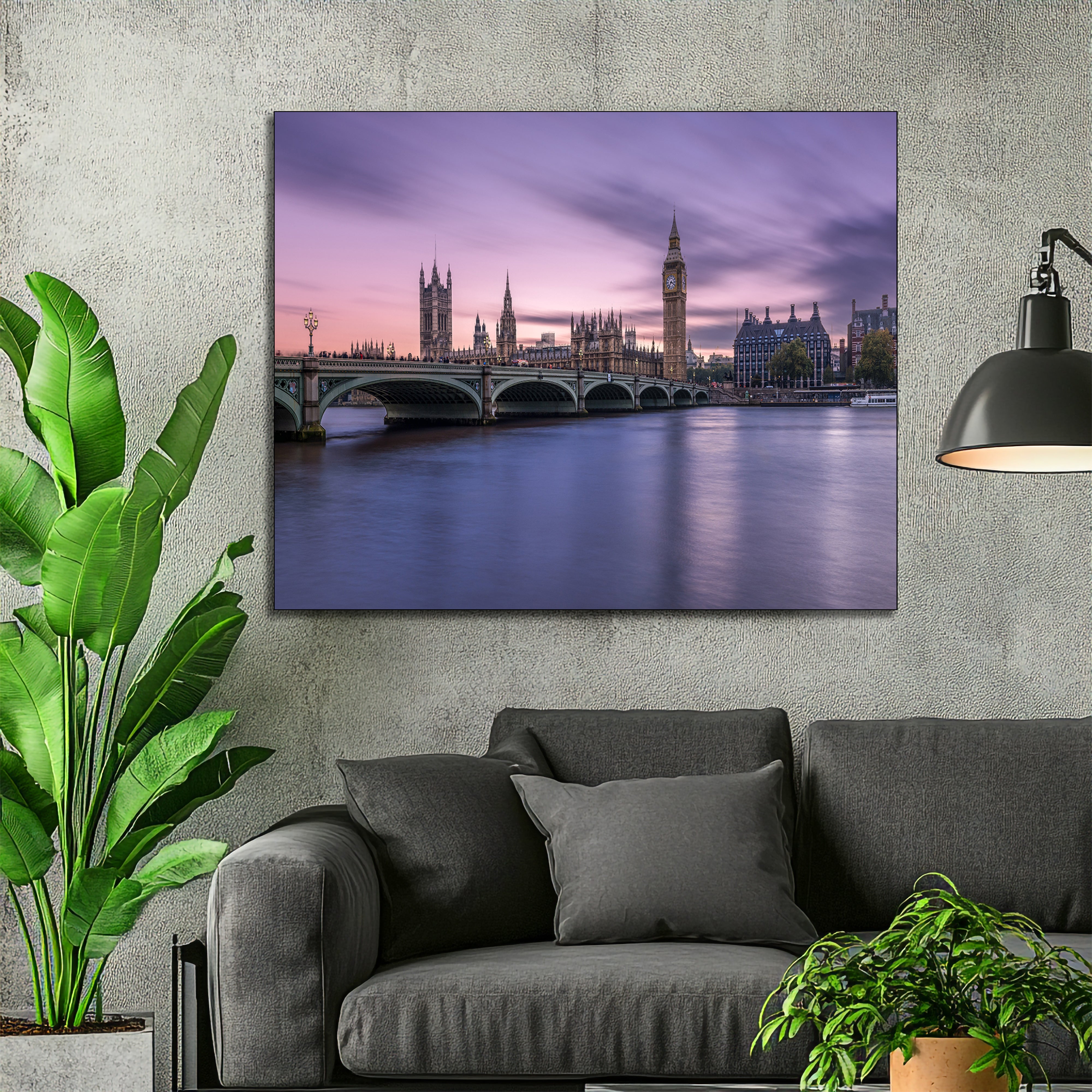 queen’s walk acrylic artwork
